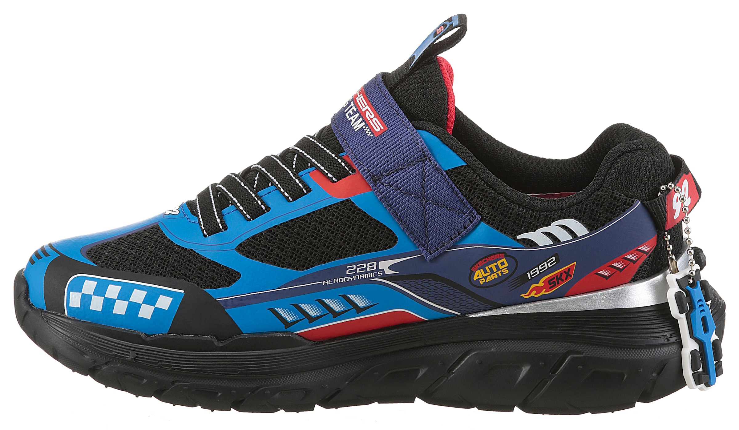 Skechers Sneakers »SKECH TRACKS«  Sneaker, Freizeitschuh mit Rennwagen, Grössenschablone zum Download