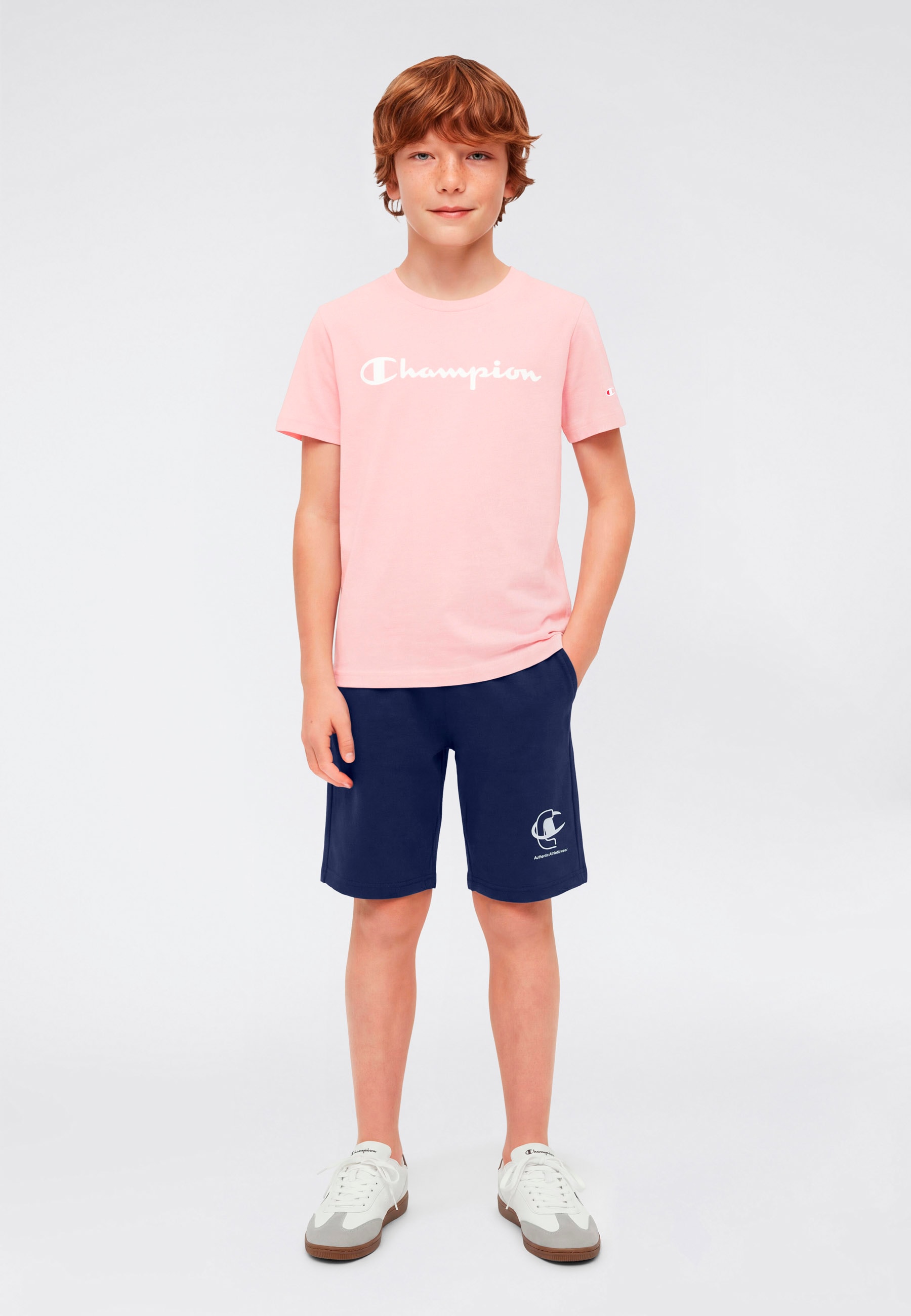 Champion T-Shirt »SPORTWEAR T-SHIRT Standard Fit« für Kinder, Kurzarm, für Sportmode und aktive Freizeit