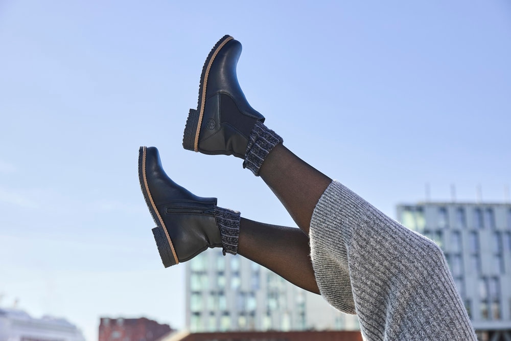 Rieker Bottines chelsea  Stiefelette, Schlupfboots, Stretcheinsatz, mit Innenreissverschluss