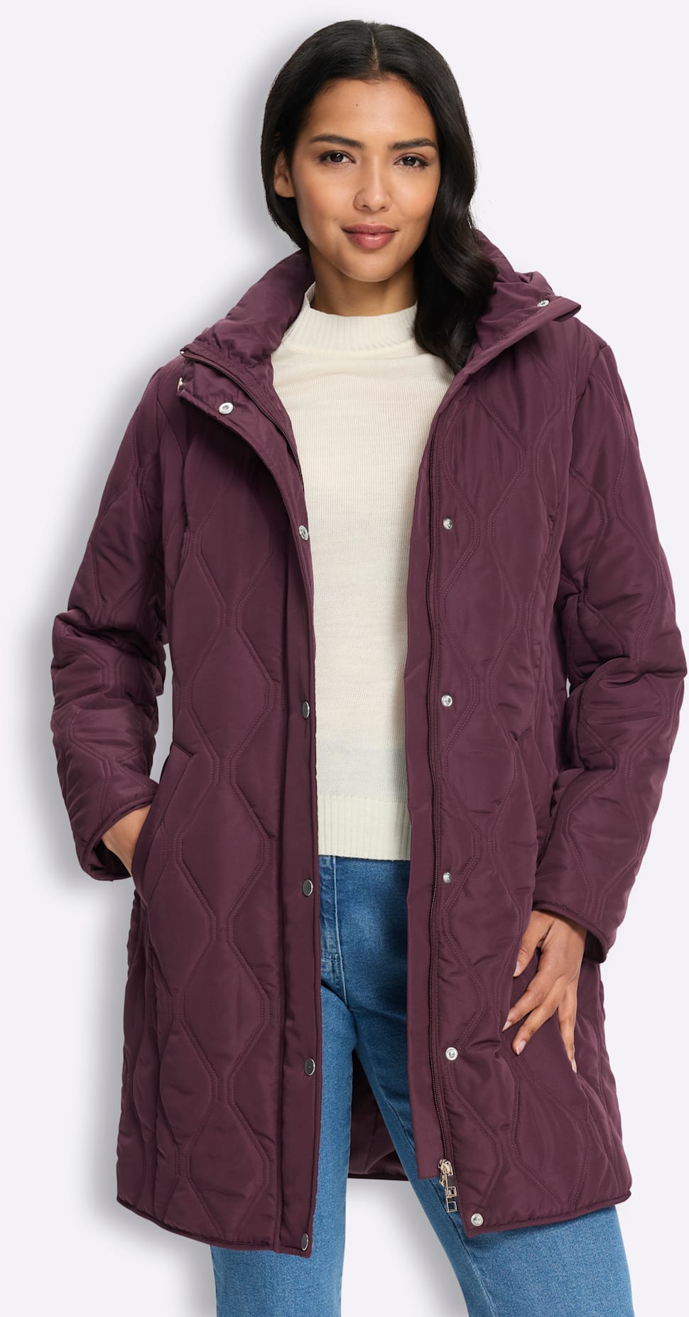 Classic Basics Veste matelassée mit Kapuze