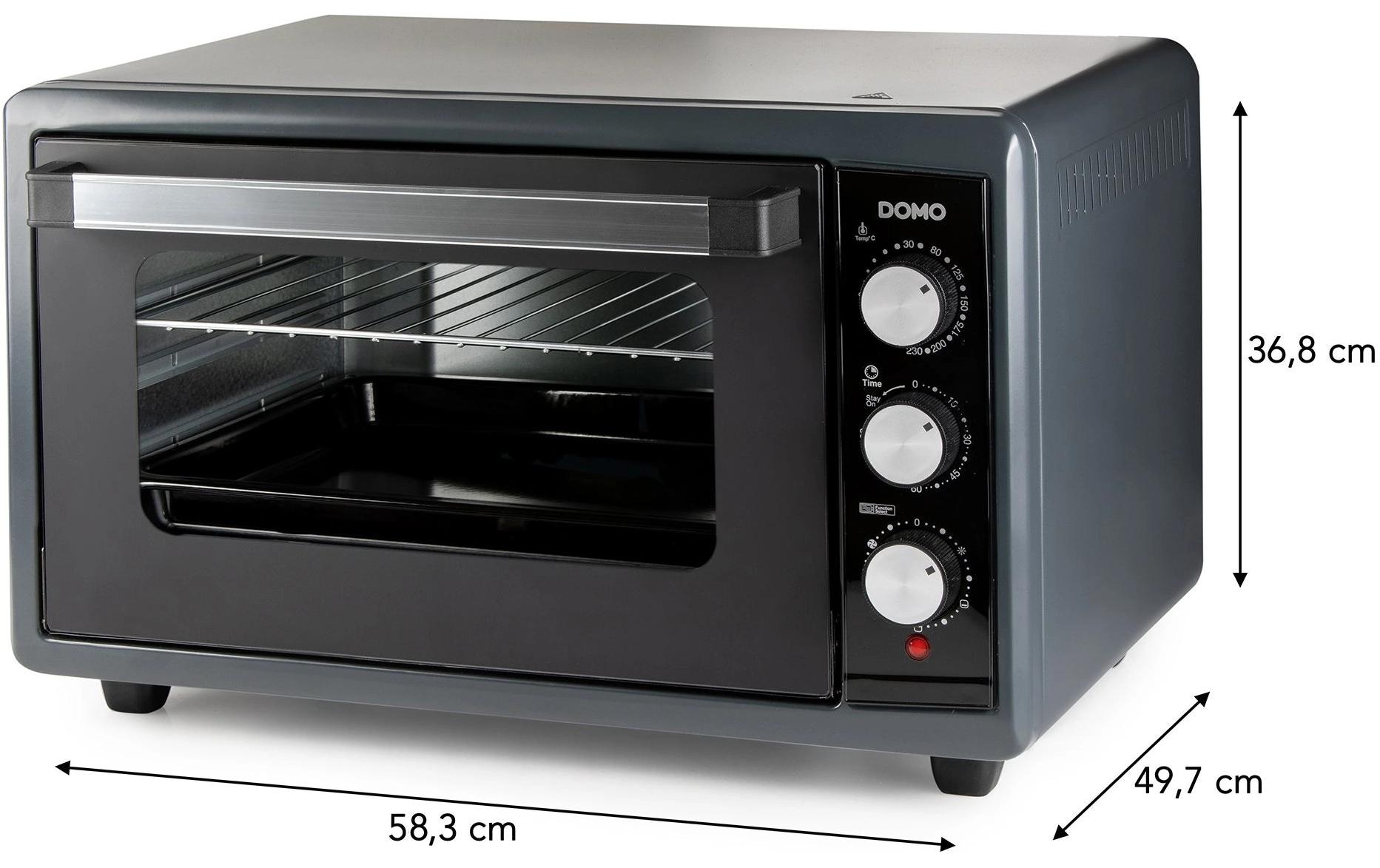 Domo Minibackofen »DO808GO 50 l« zum Backen, Braten, Grillen, Heissluft, Ober-/Unterhitze