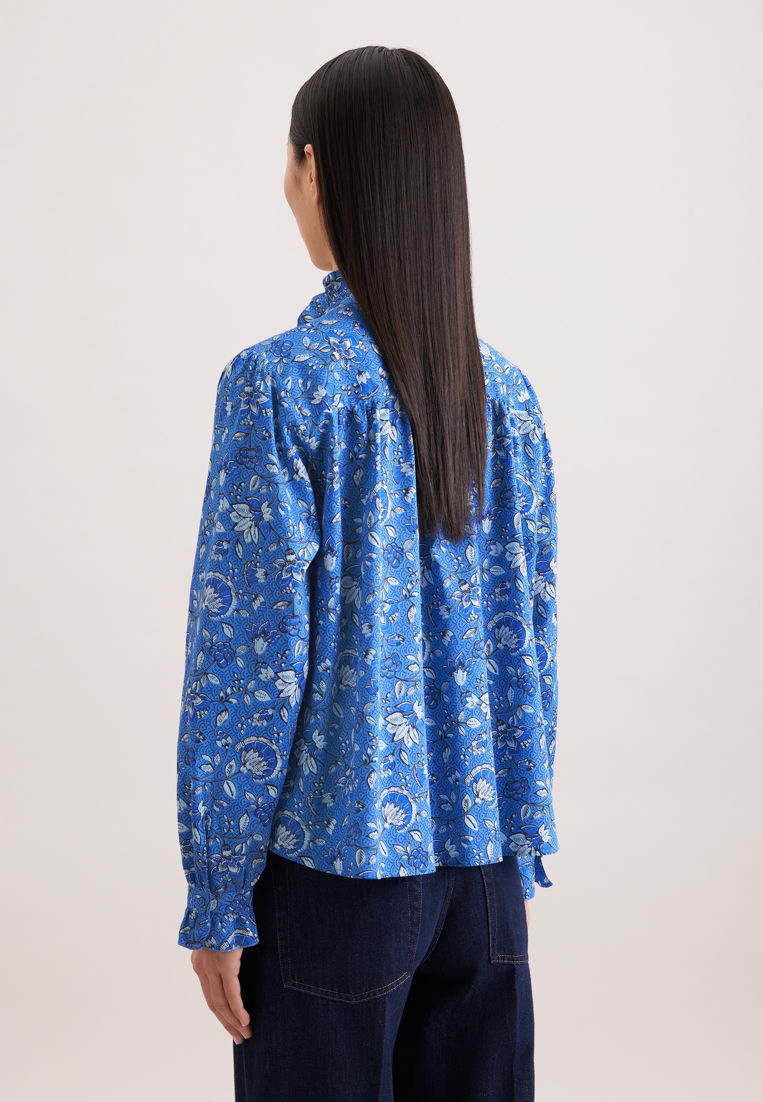 seidensticker Blouse classique impression col montant 1/1