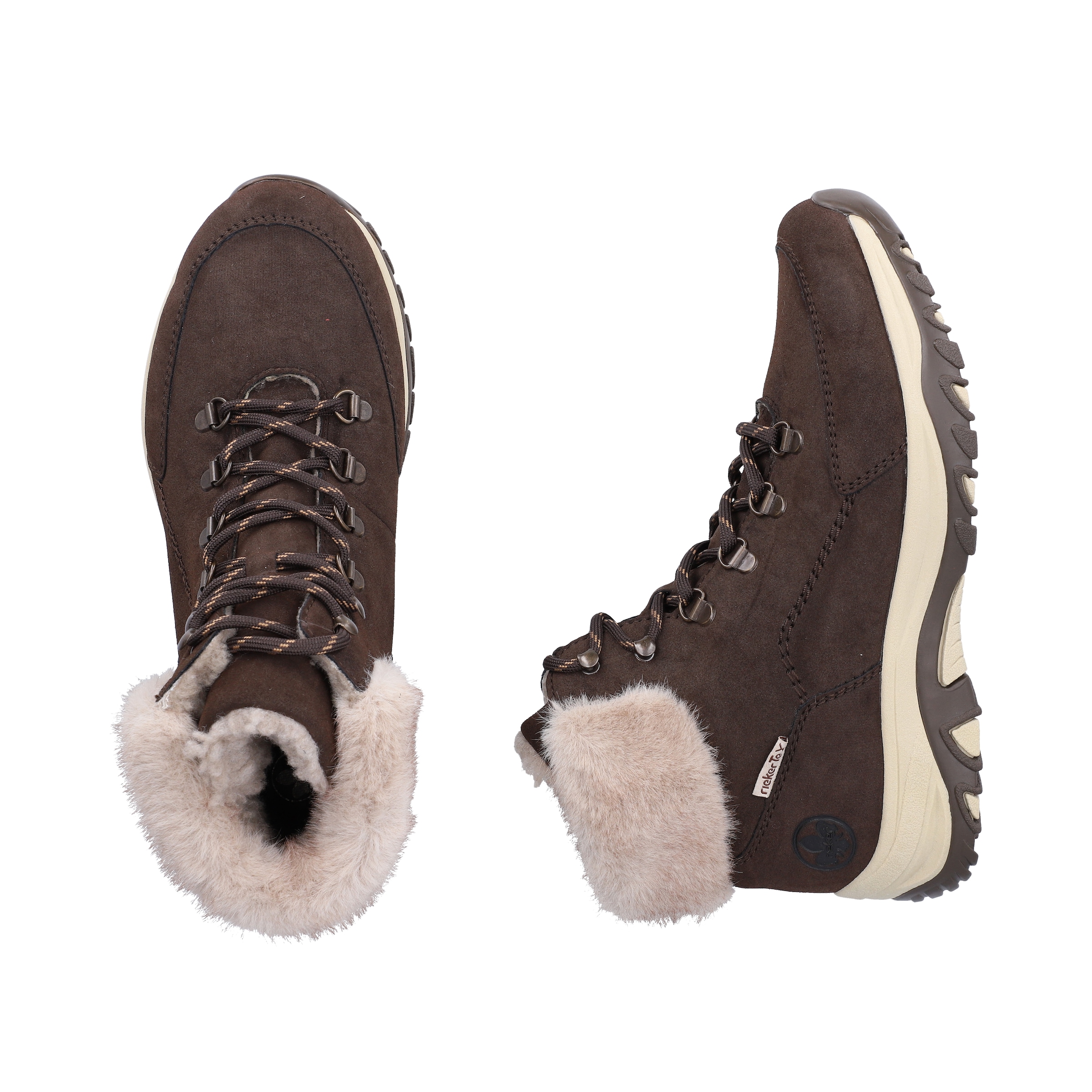 Rieker  Schnürboots, Stiefelette mit TEX-Membran und Warmfutter
