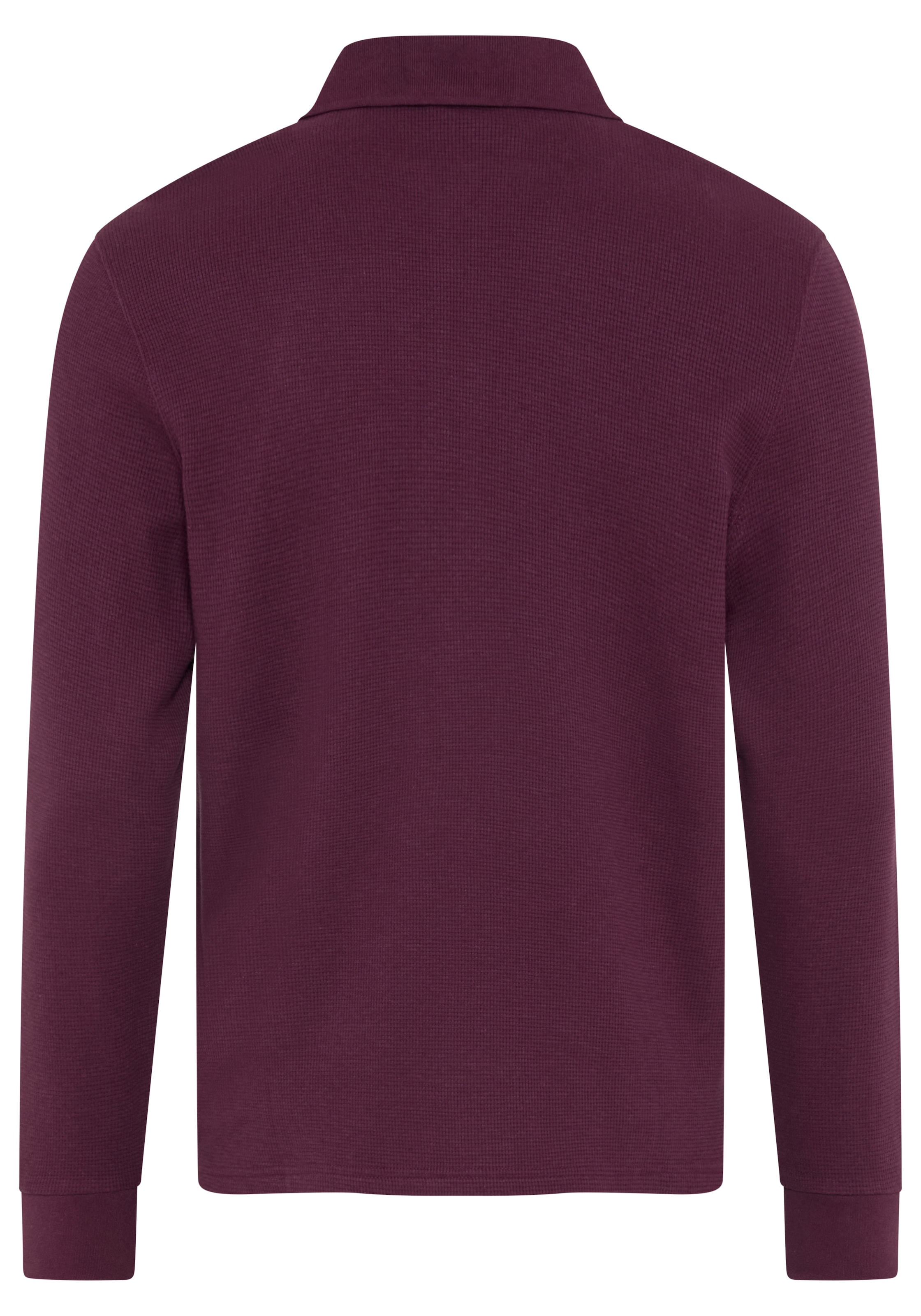 Man's World Polo coupe normale, à manches longues, style classique
