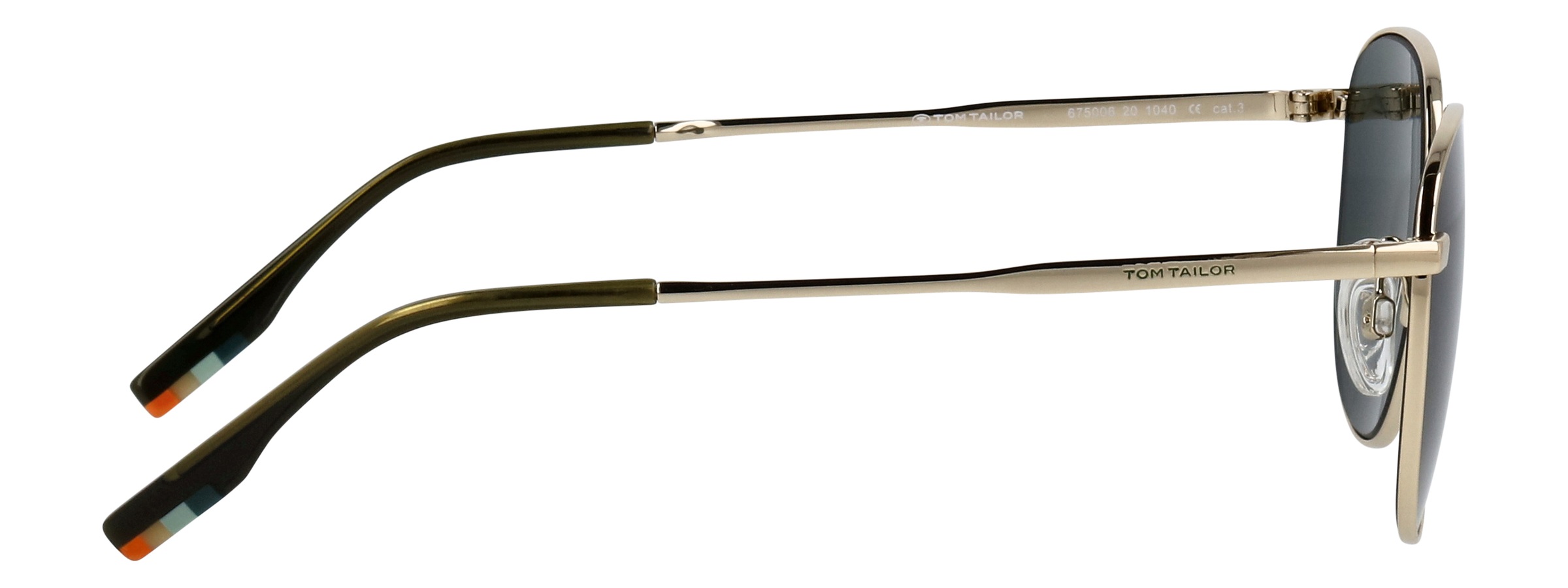 TOM TAILOR Sonnenbrille »Modell 675006« Form Karree/Soft, Logoschriftzug auf Bügel, Metallfassung