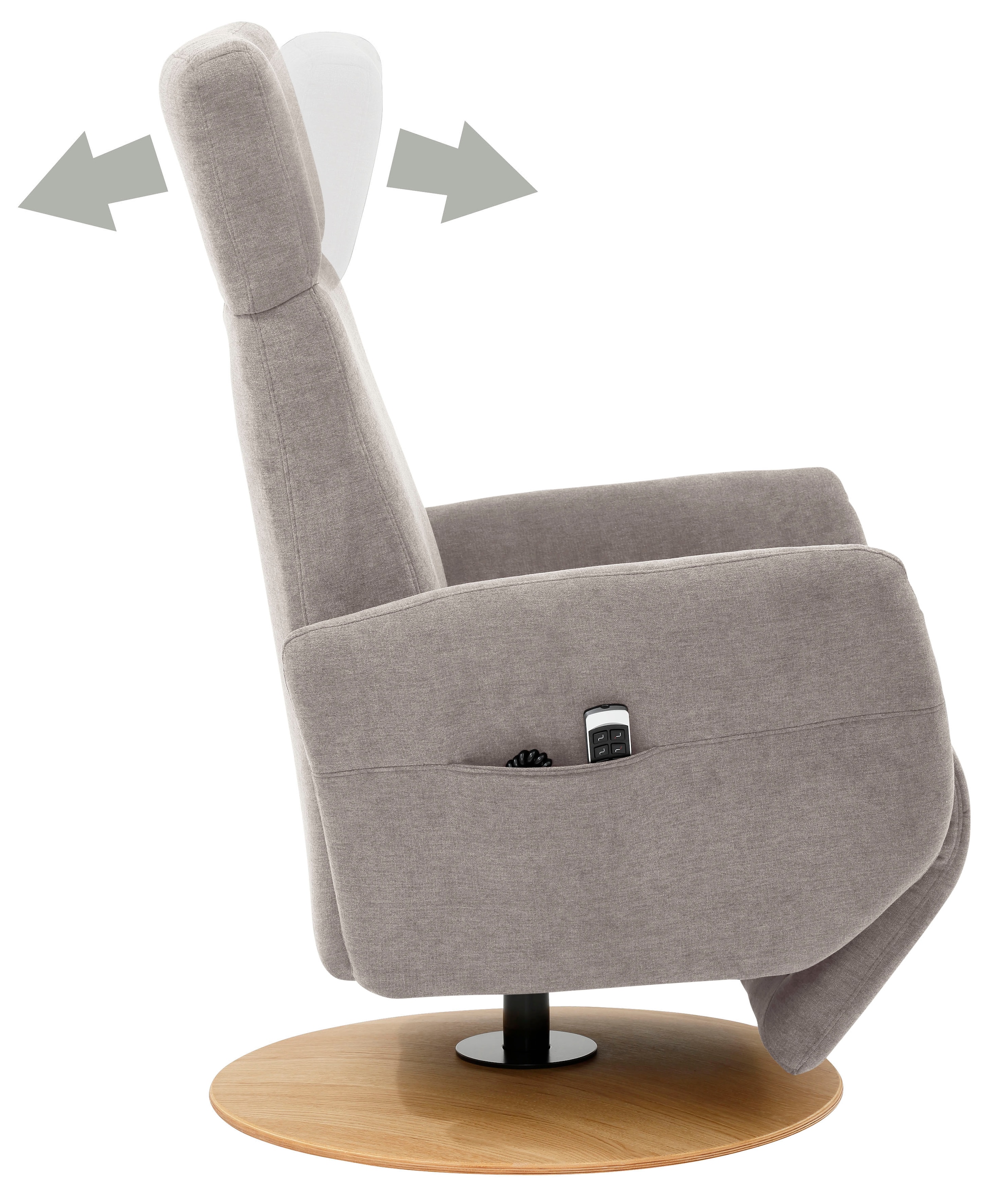 sit&more Fauteuil TV »Kobra« wahlweise mit 2 Motoren, 2 Motoren und Akku oder mit 2 Motoren