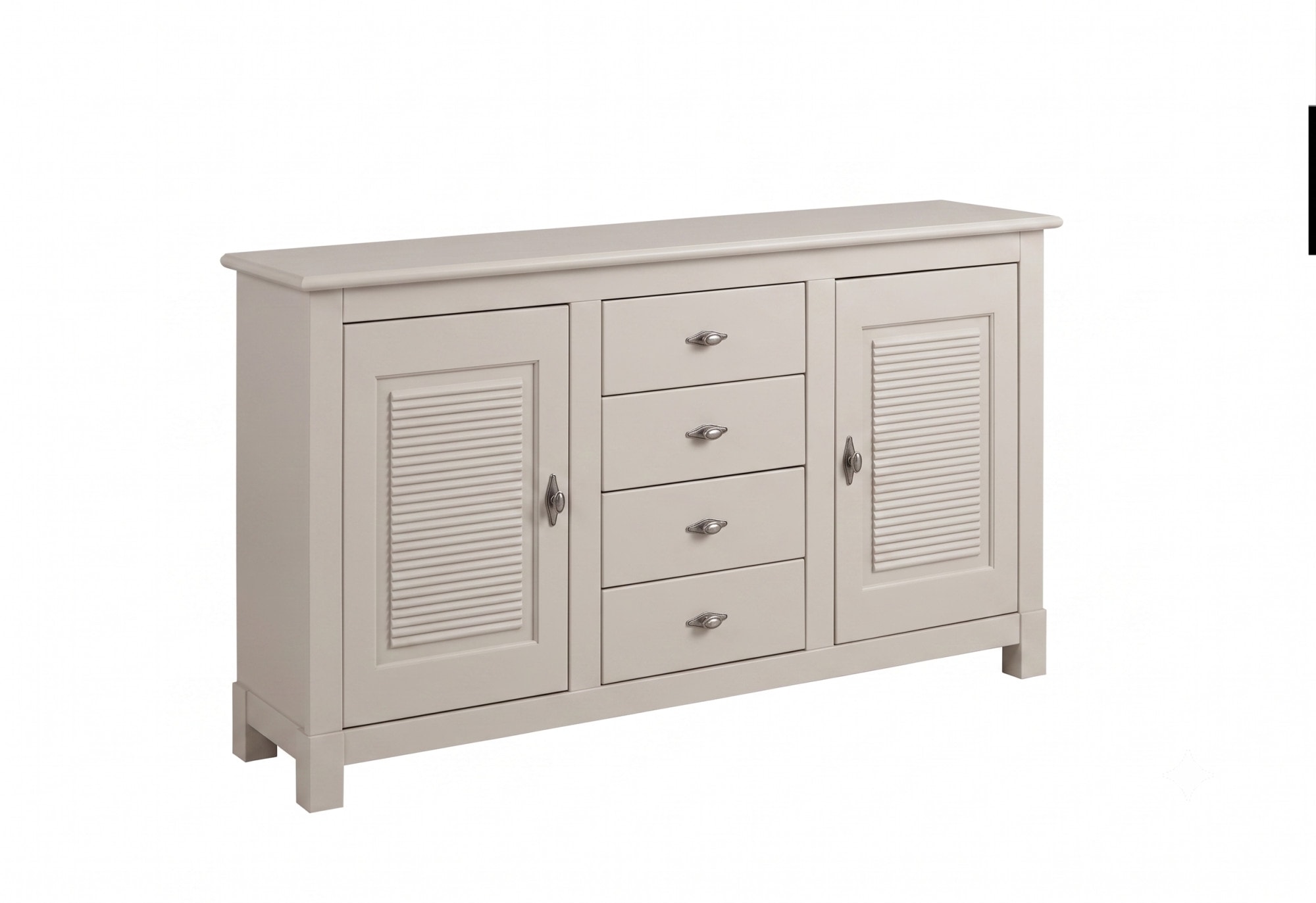 GOODproduct Sideboard »Rauna, Kommode, Landhausstil« B/T/H: 150/37/84 cm,  Kommode, FSC®-zertifiziertes Massivholz, Breite 150 cm