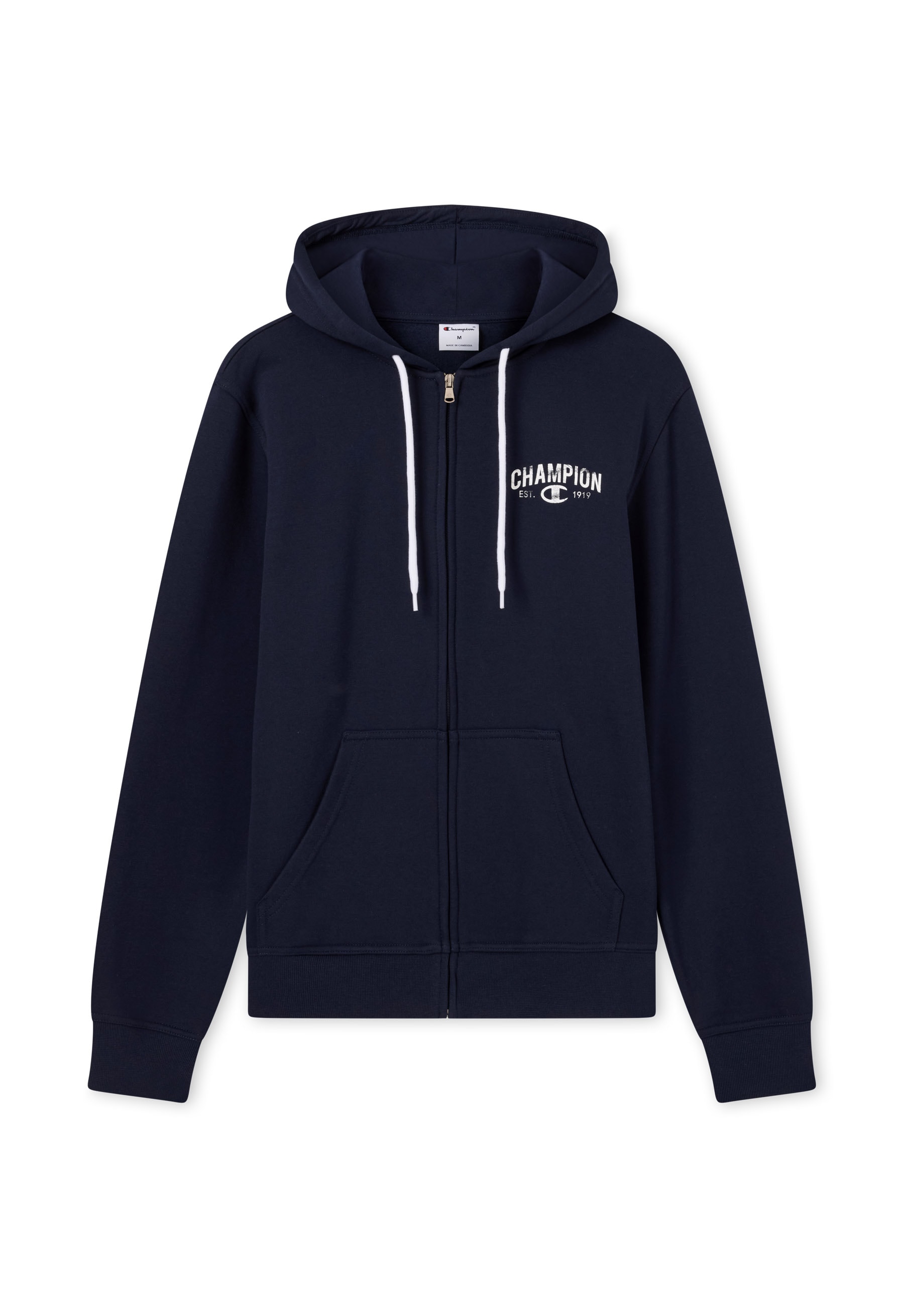 Champion Kapuzensweatjacke »SPORTWEAR ZIP-UP HOODIE Standard Fit« mit durchgehendem Reissverschluss, Langarm-Design, Standard Fit