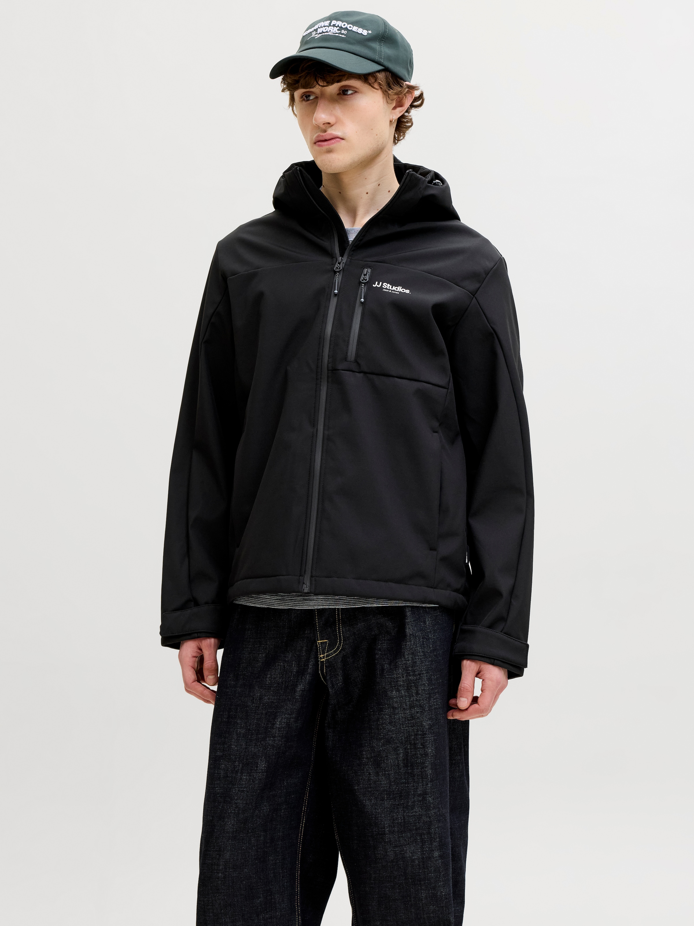 Jack & Jones Softshelljacke »JJNORTH SOFTSHELL JACKET« mit Kapuze