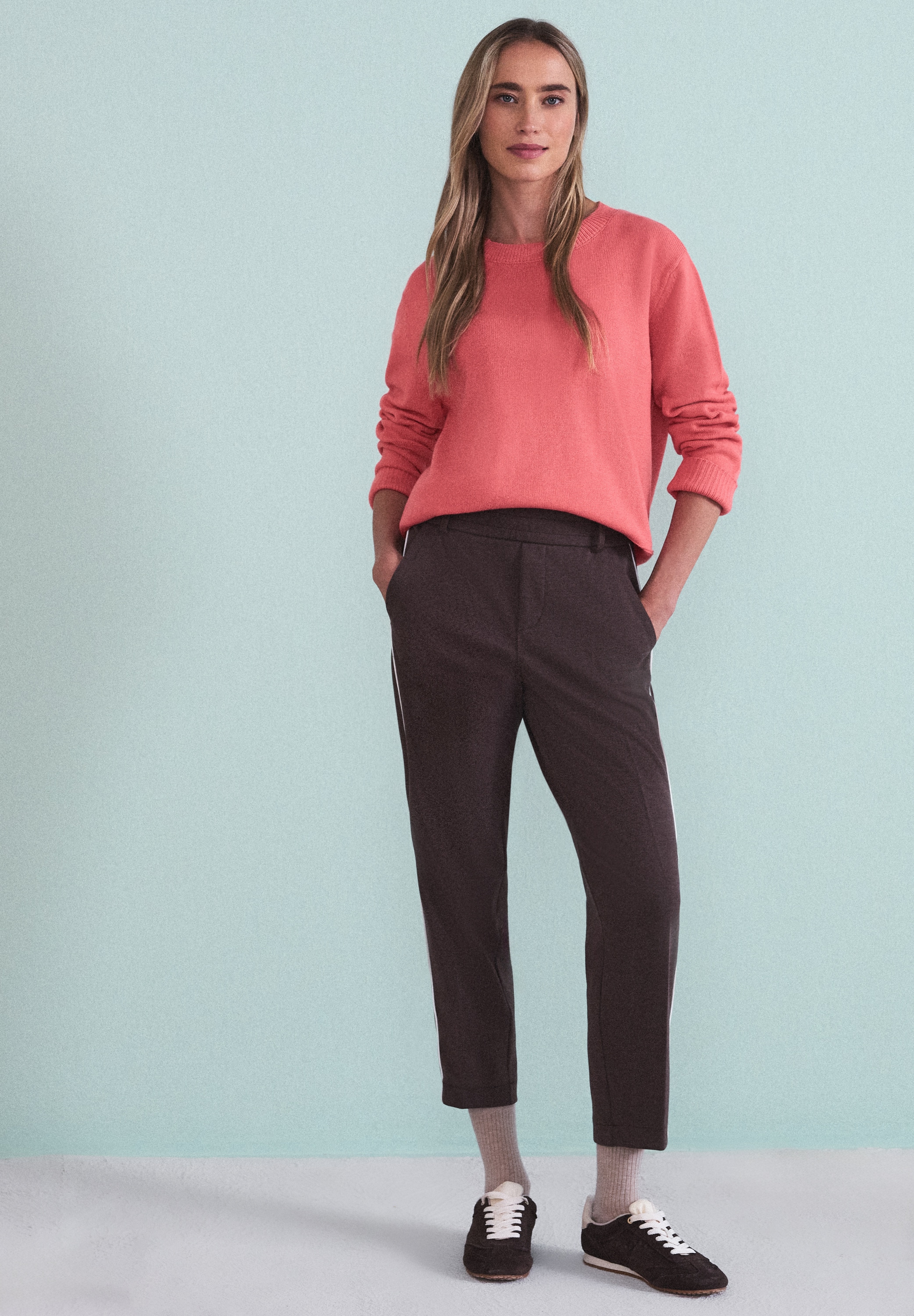 STREET ONE Pull en tricot mit Rundhals