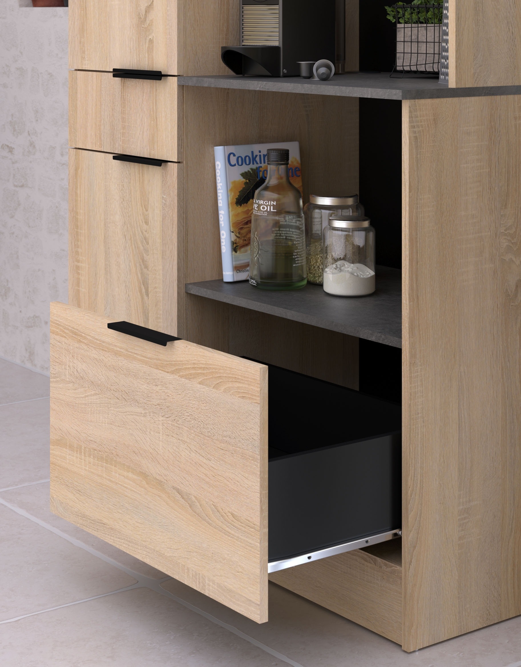 Parisot Set d'armoires »Fumay, Individuell stellbar« Ensemble, 2 cuis tlg.