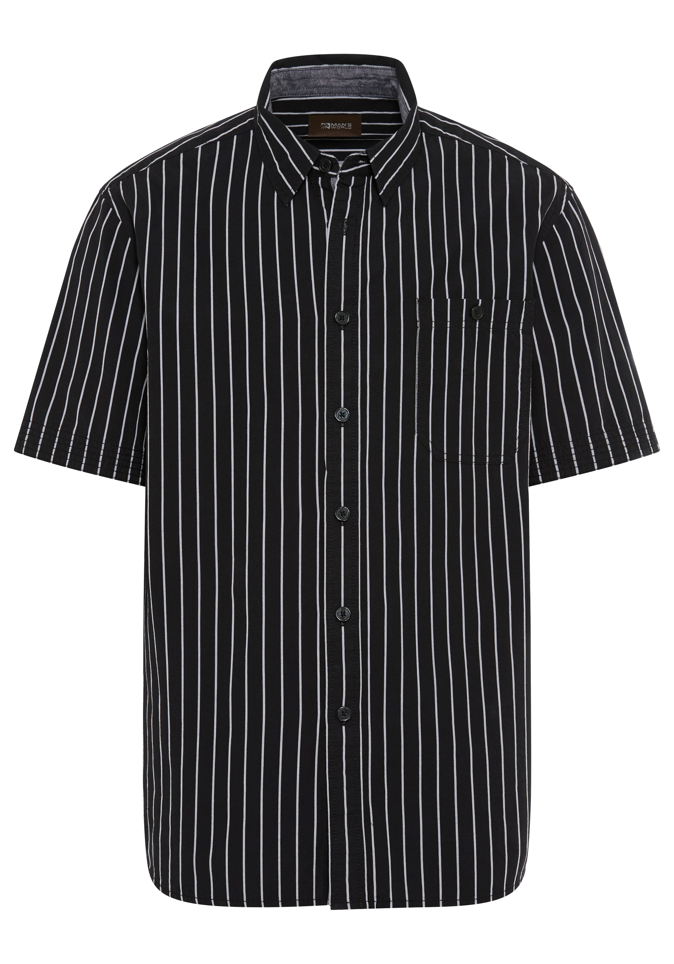 Man's World Chemise à manches courtes modern gestreift