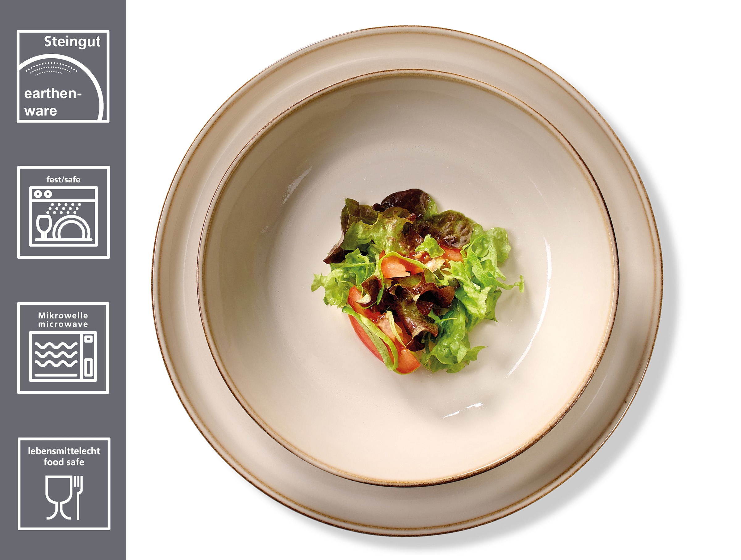 Ritzenhoff & Breker Tafelservice »Olivia« Reatkivglasur, jedes Stück ein Unikat