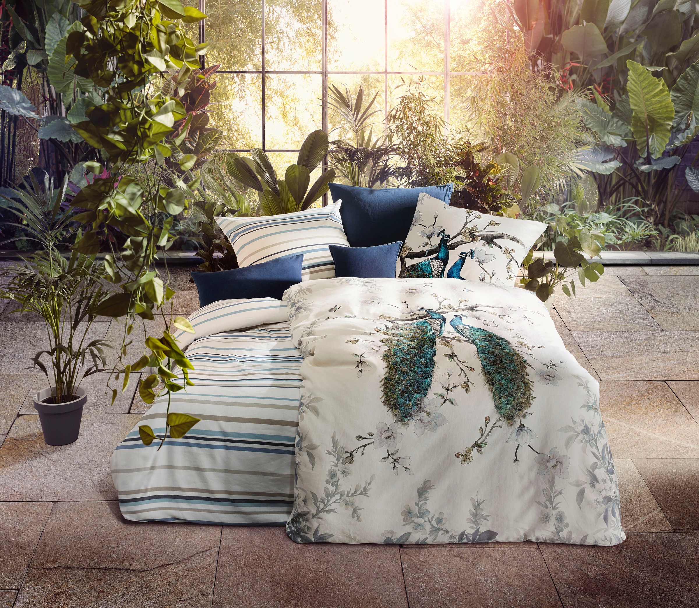 fleuresse Linge de lit réversible »Provence Cassis« 2 cuis