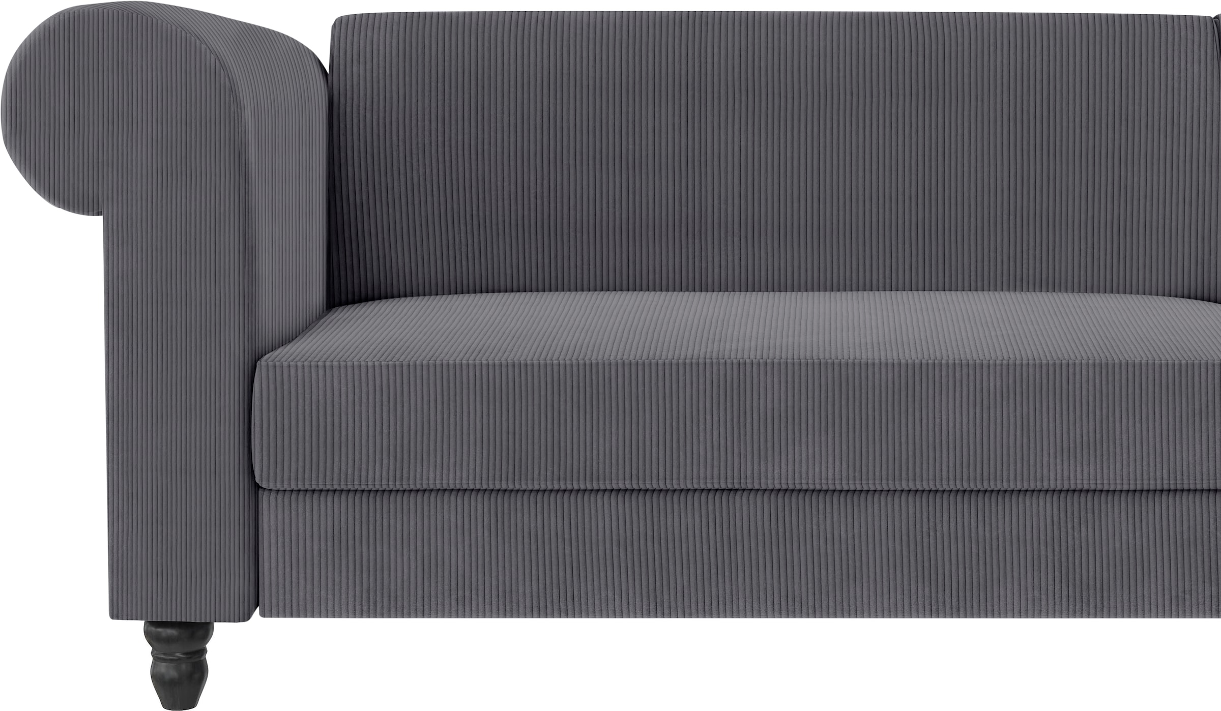 Dorel Home Canapé d'angle »Felix II, L-Form, Schlafsofa 241cm (Liegefl. 108/195 cm),« verstellb. Rückenlehne, Recamiere wechselbar, Cord