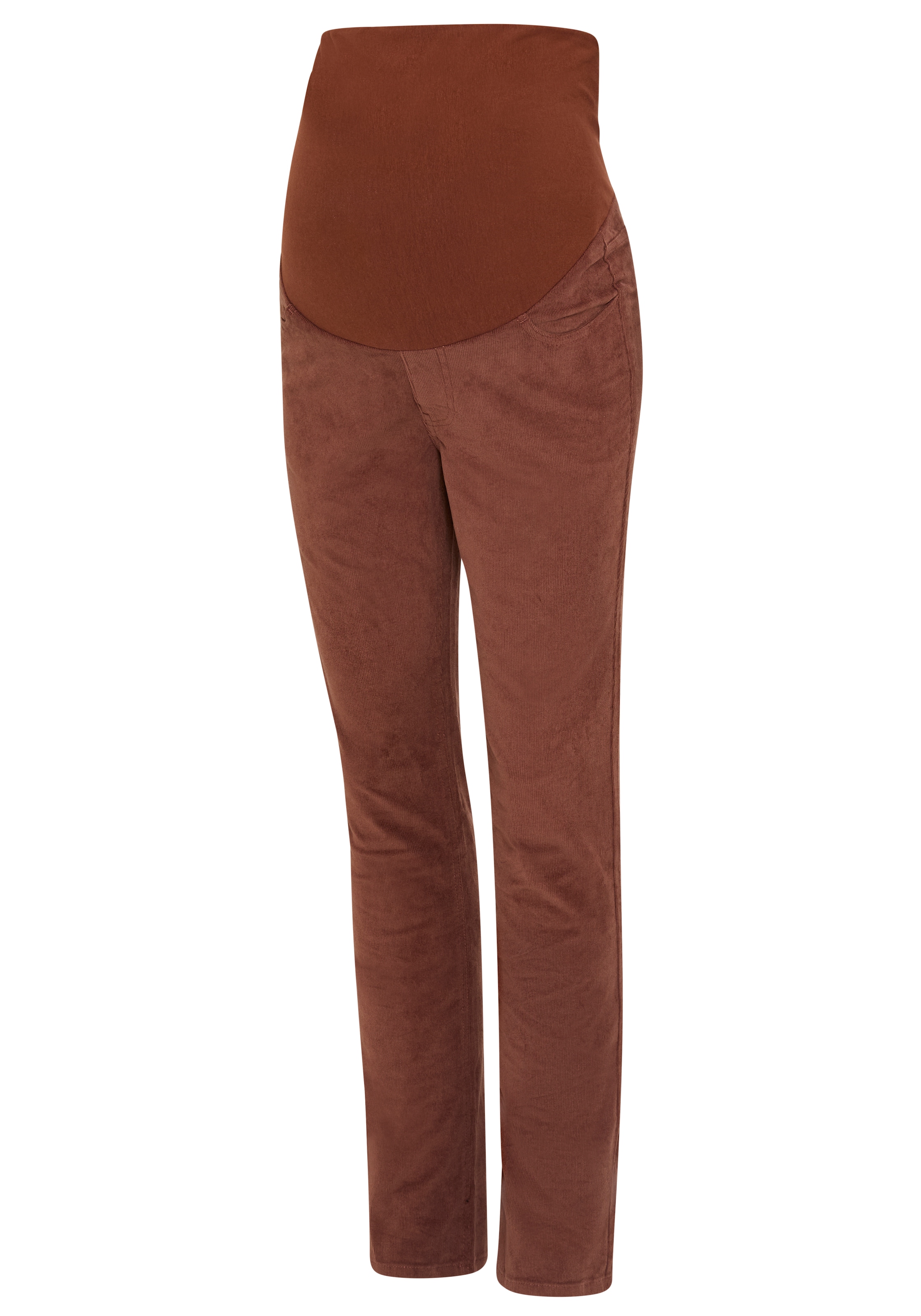 Neun Monate Pantalon de grossesse »Umstands-Cordhose«  jambe droite, large bande élastique, matière extensible