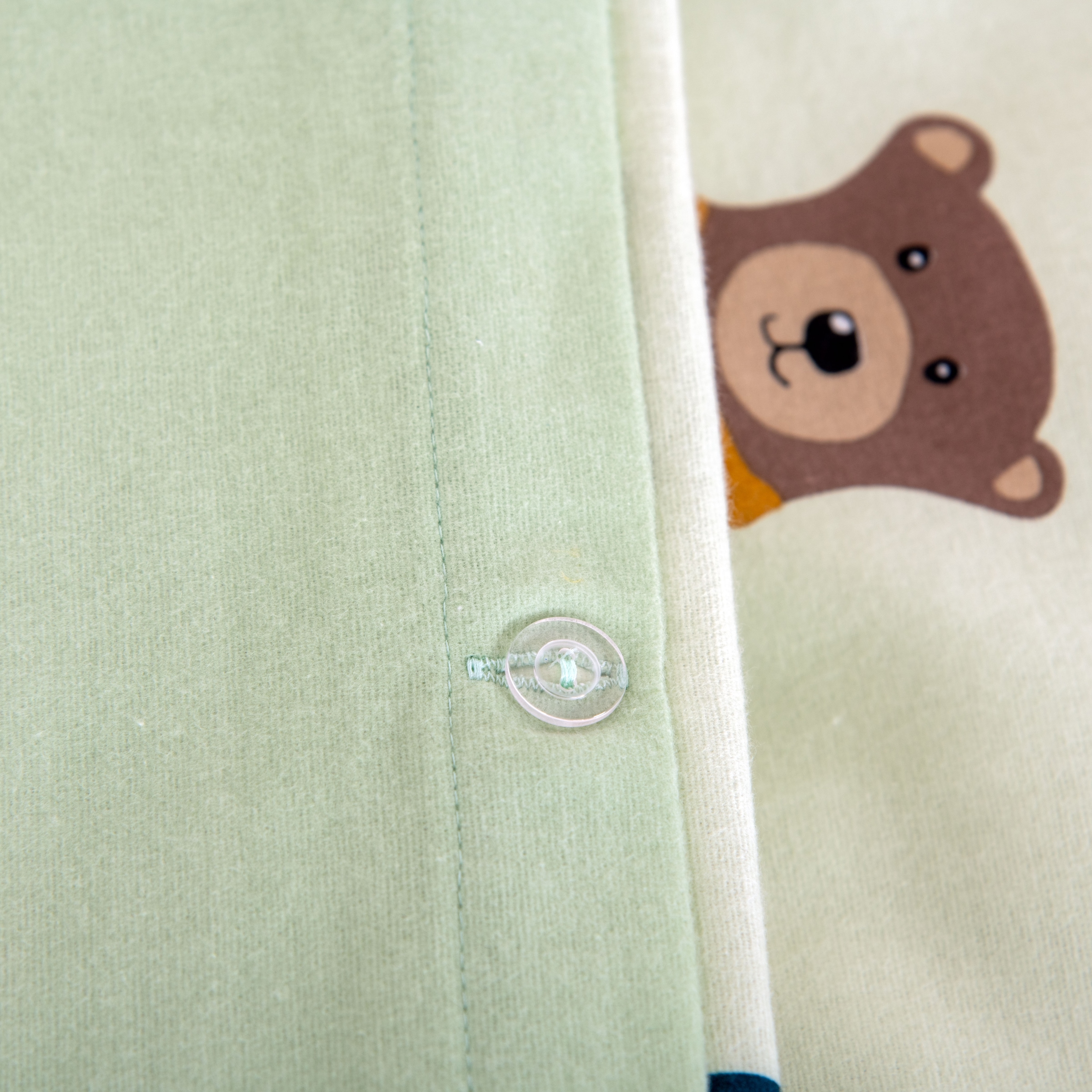 Baby Best Linge de lit réversible »babybest Waldtiere« 2 cuis particulièrement douillet