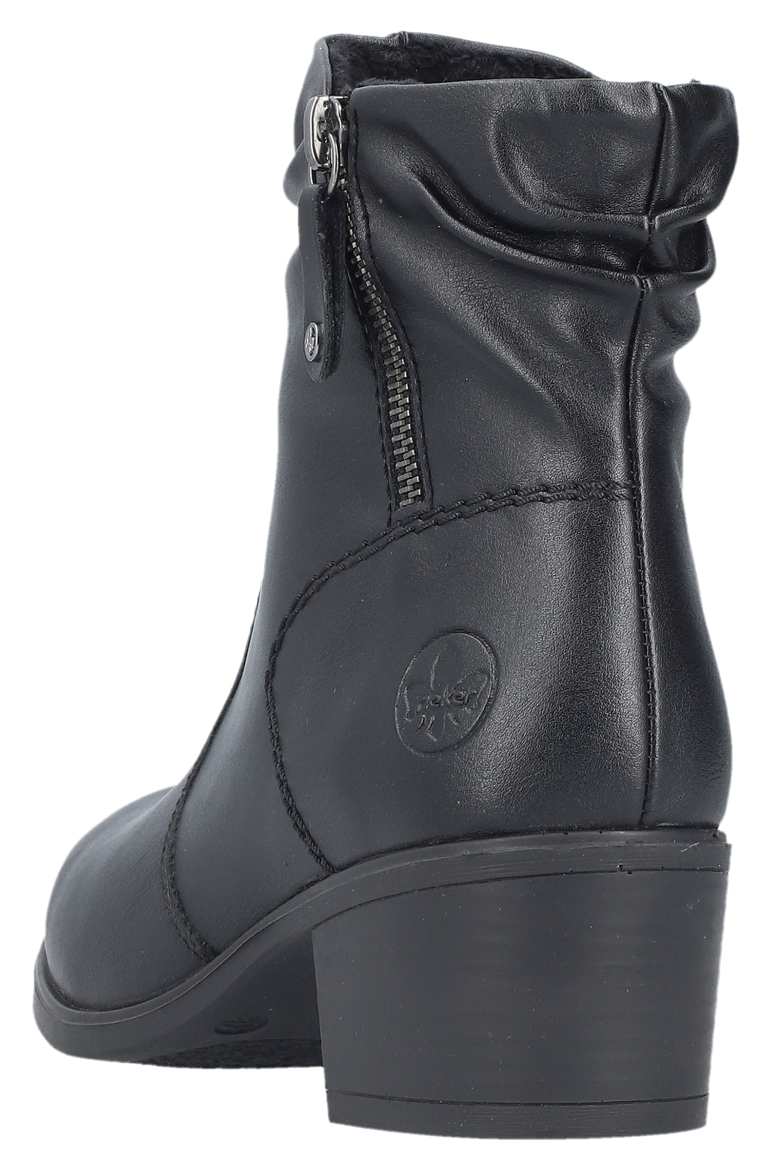 Rieker Bottines  Boots, Klassik-Stiefelette, Blockabsatz, mit slouchy Schaft