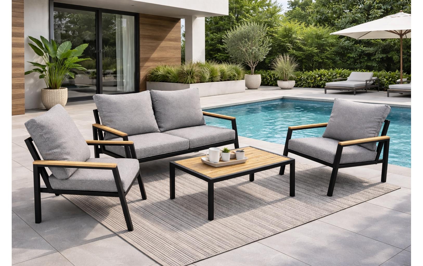 Cocon Gartenlounge-Set »Caviano, 4 Sitzplätze«
