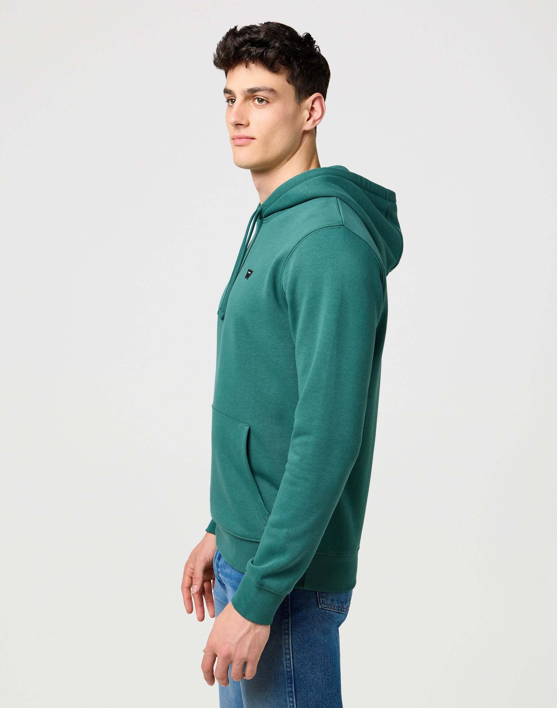 Wrangler Pull à capuche »WRANGLER Kapuzenpullover Sign Off Hoodie«
