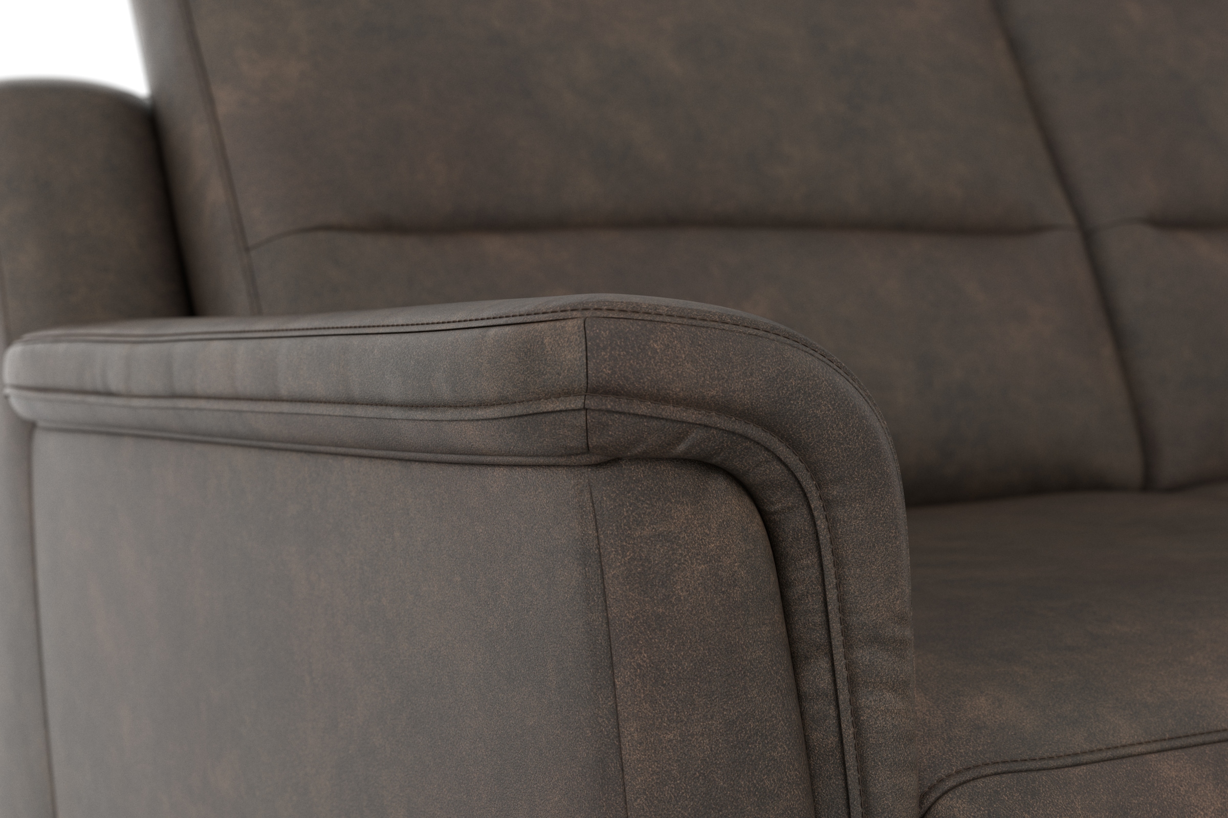 sit&more Canapé d'angle »Farö L-Form« inklusive Federkern, wahlweise mit Bettfunktion und Bettkasten