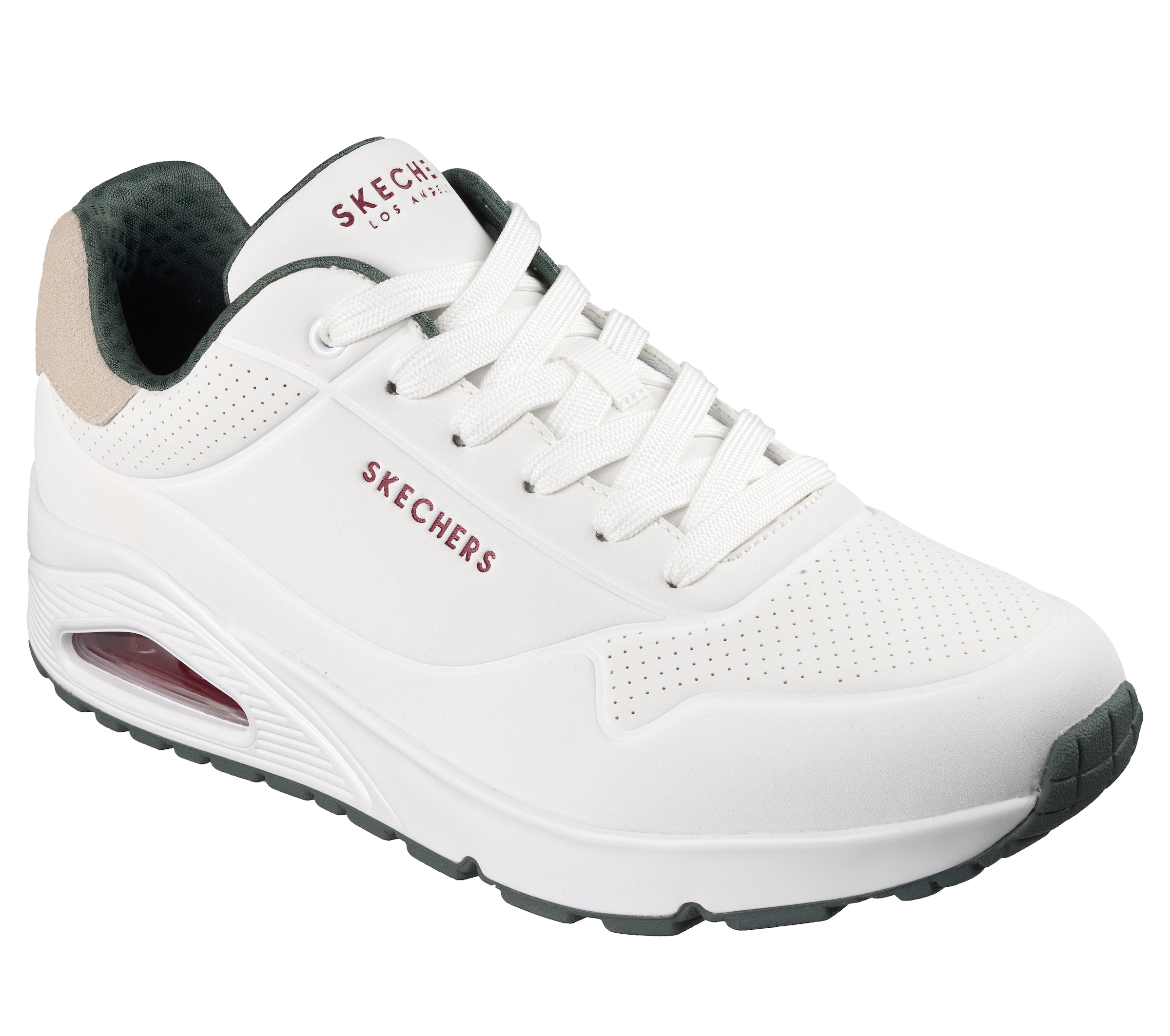 Skechers Sneaker »UNO-SUITED ON AIR«  Freizeitschuh, Halbschuh, Schnürschuh mit modischer Keilsohle