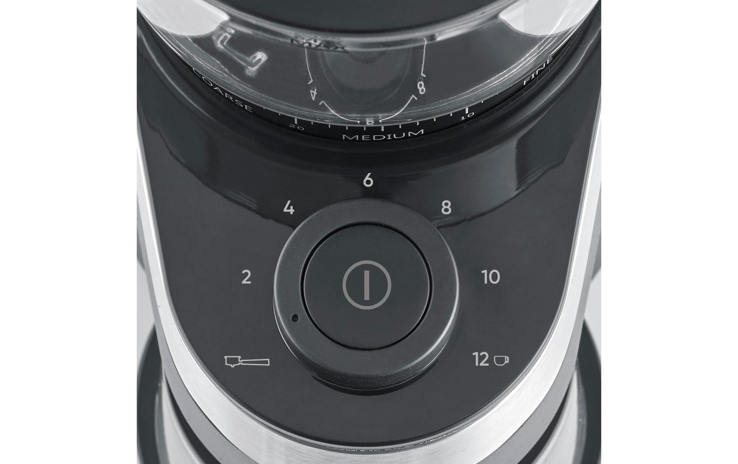 Severin Kaffeemühle »KM 3880« Scheibenmahlwerk 240 gBohnenbehälter bis 240g Bohnen, Aromaverschluss, Mahlgrad in 30 Stufen einstellbar