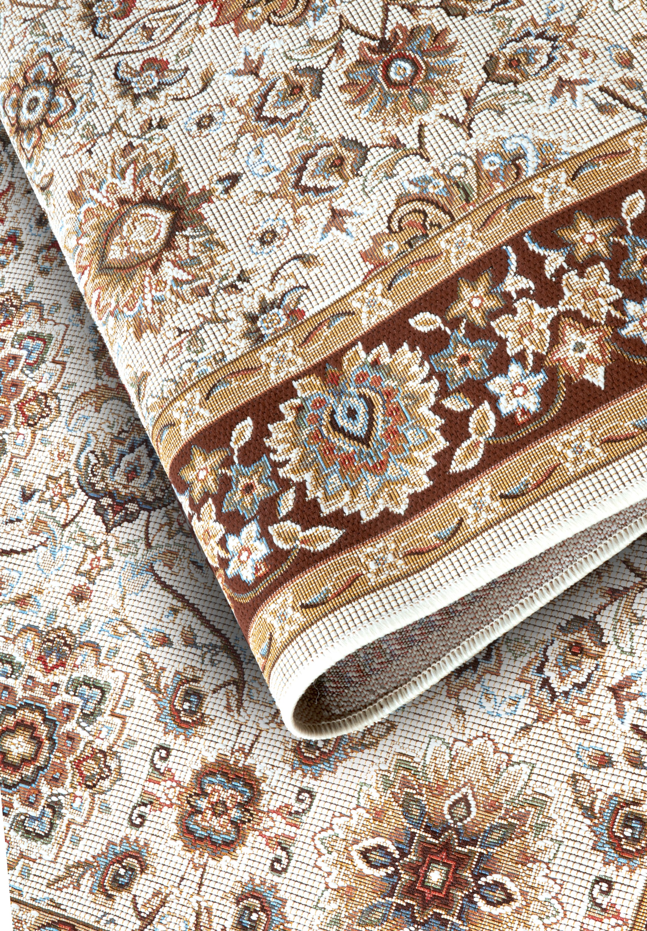 Villeroy & Boch Teppich »Nicolas« rechteckig 3 mm Höhe In- und Outdoor, Flachgewebe, wetterfest, Balkon, Klassisch, Terrasse