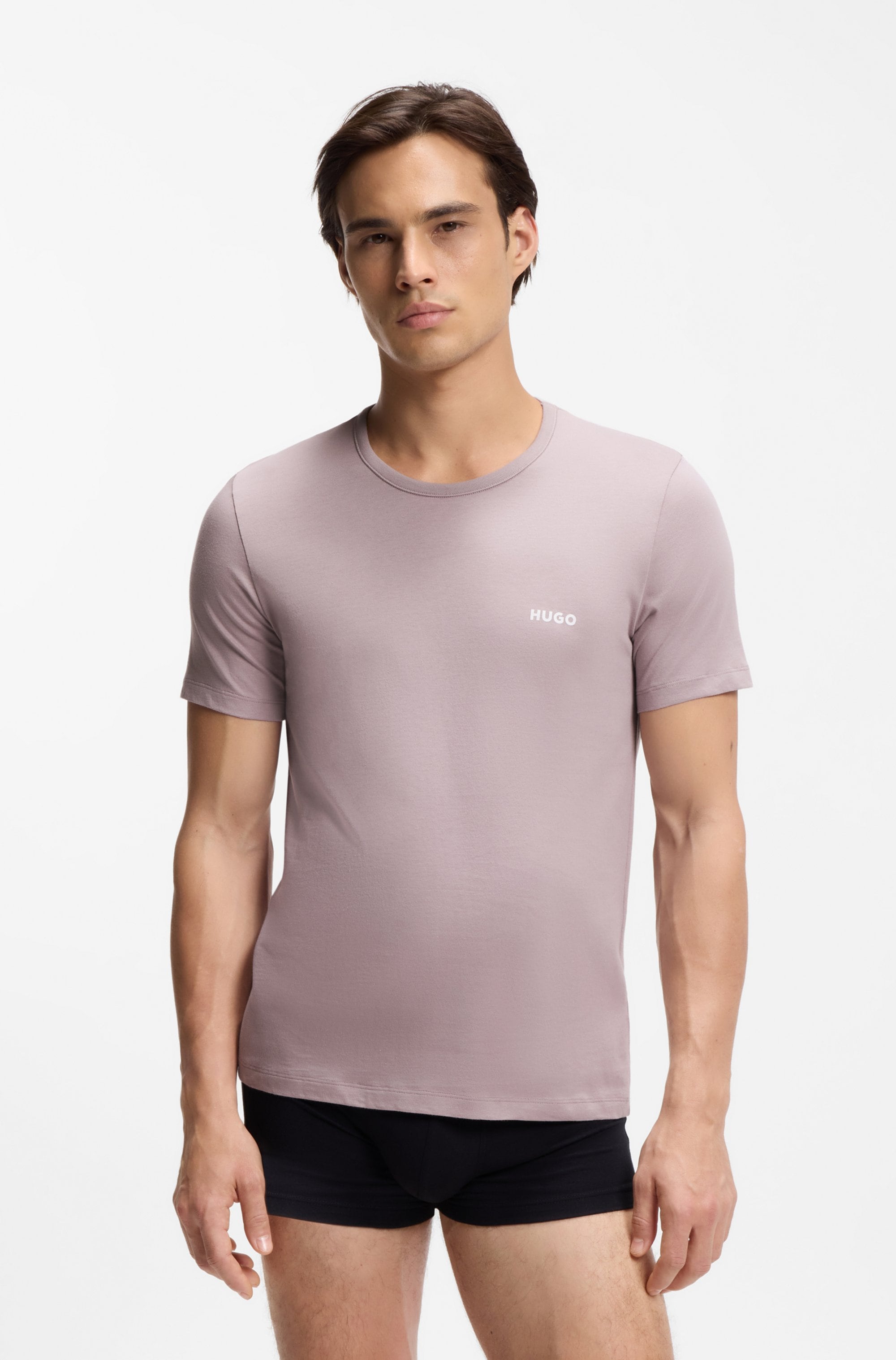 HUGO Underwear T-shirt »RN TRIPL« Packung, 3 pièces mit Rundhalsausschnitt