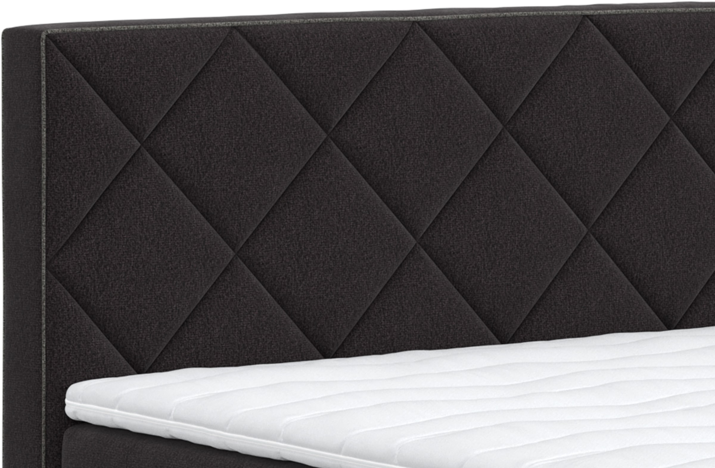 COTTA Lit boxspring »Tower inkl. Bettkasten, mit Keder in abgesetzter Farbe« in verschiedenen Breiten, Härtegraden und Farben erhältlich