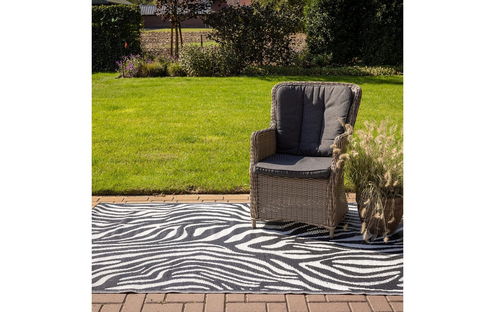 esschert design Teppich »Zebra« rechteckig