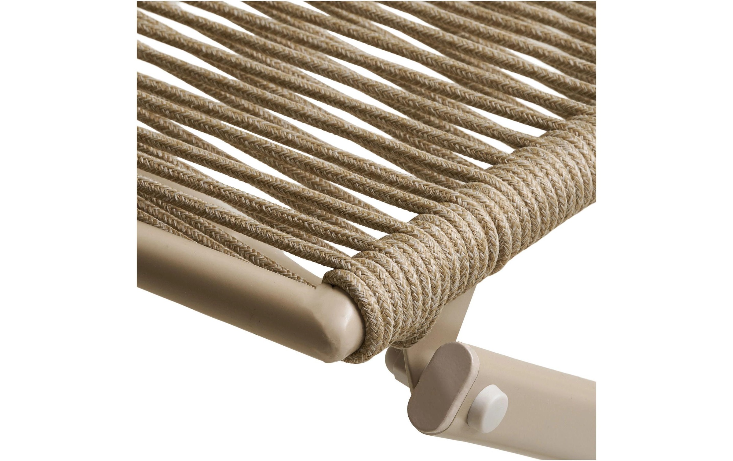House Nordic Garten-Essgruppe »Arcas Taupe« 3-teiliges Gartenmöbel-Set mit Tisch und Stühlen