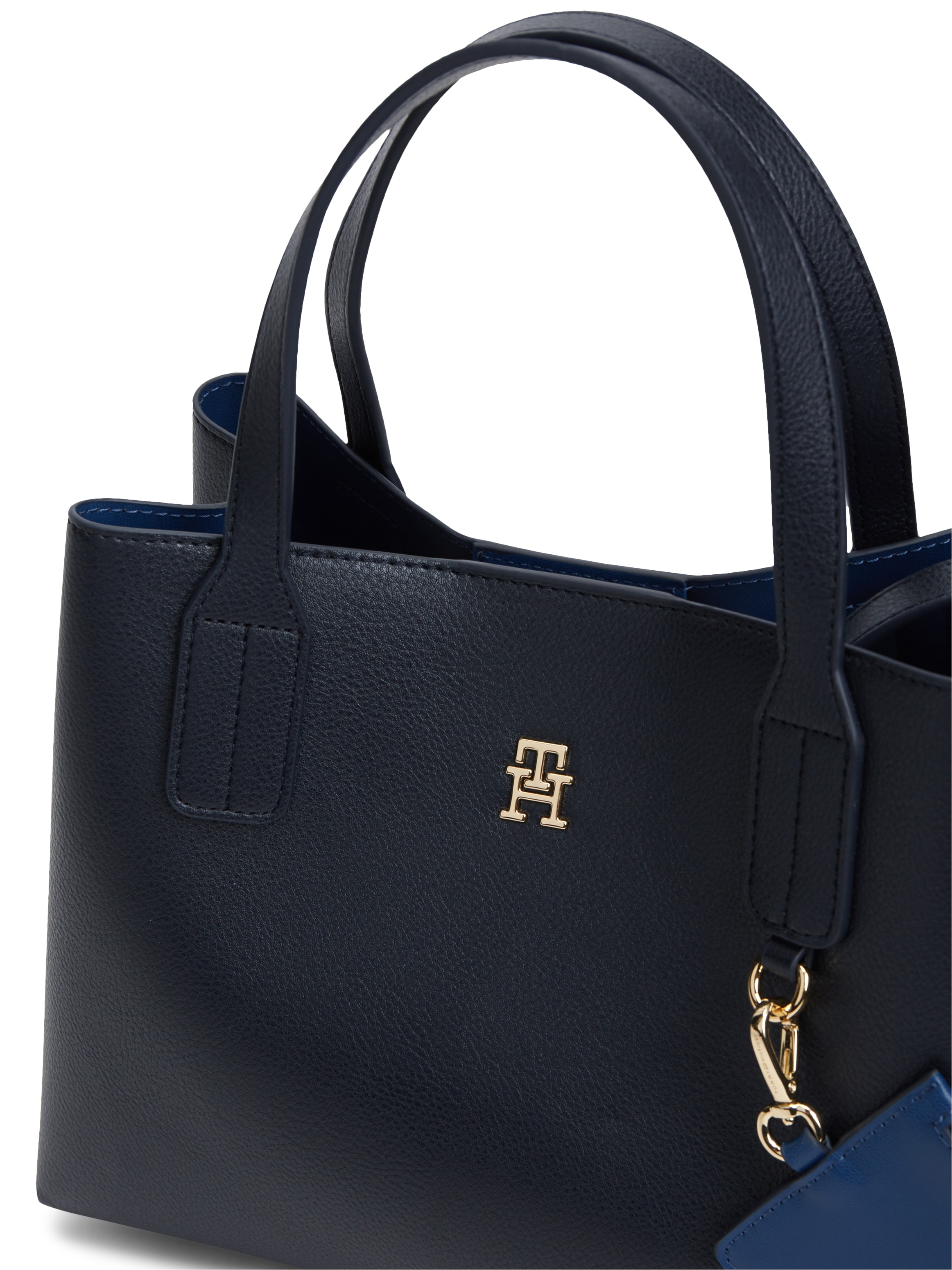 Tommy Hilfiger Sac à bandoulière »TH ICON MINI SATCHEL« Sac à main femme, sac bandoulière avec pochette zippée amovible
