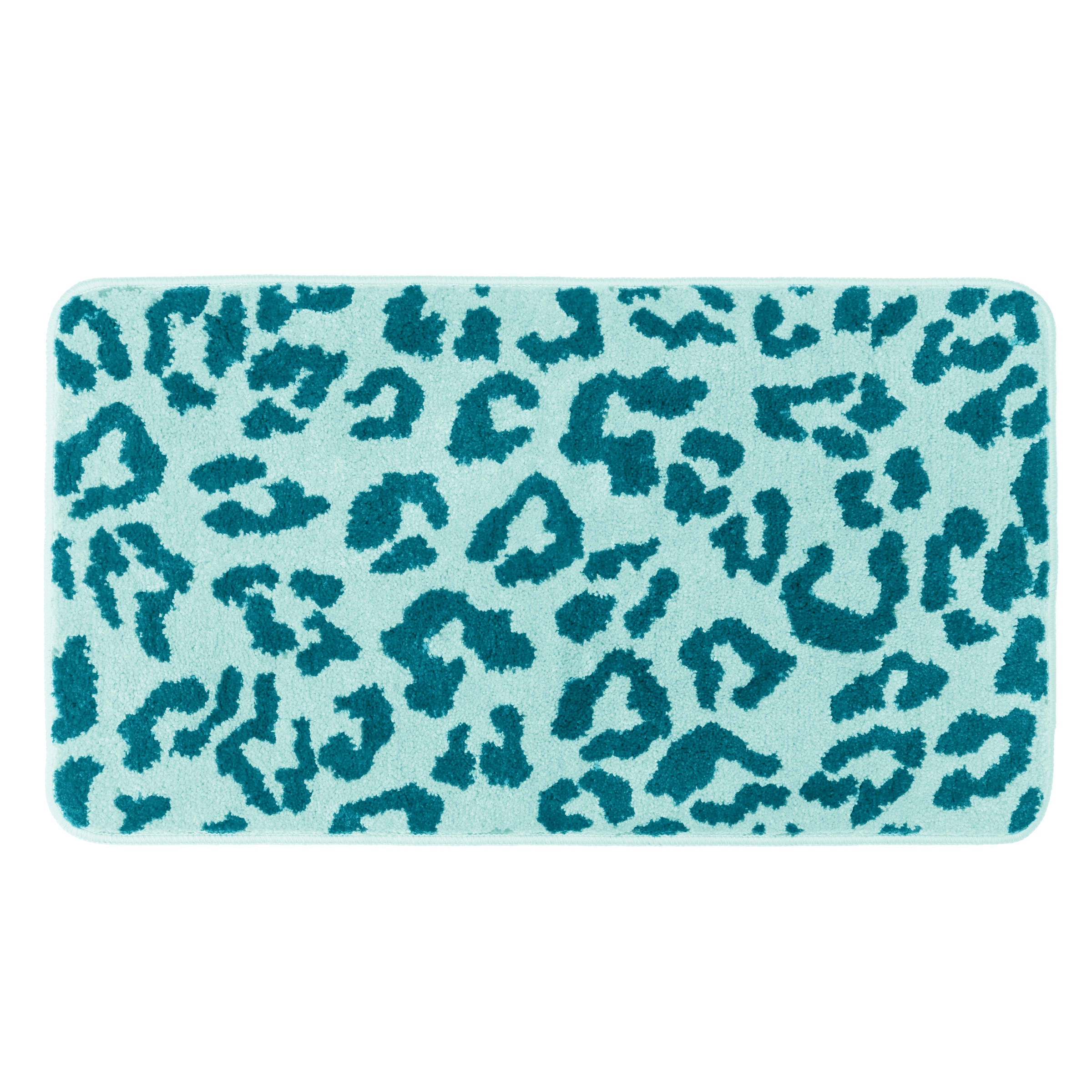 GOODproduct Badematte »Anna Leo, Badvorleger, Badezimmer Teppich, Duschvorleger« Höhe 15 mm rutschhemmend beschichtet fussbodenheizungsgeeignet | schnell trocknend mit Animal Print, modernes Muster, Leo, weich