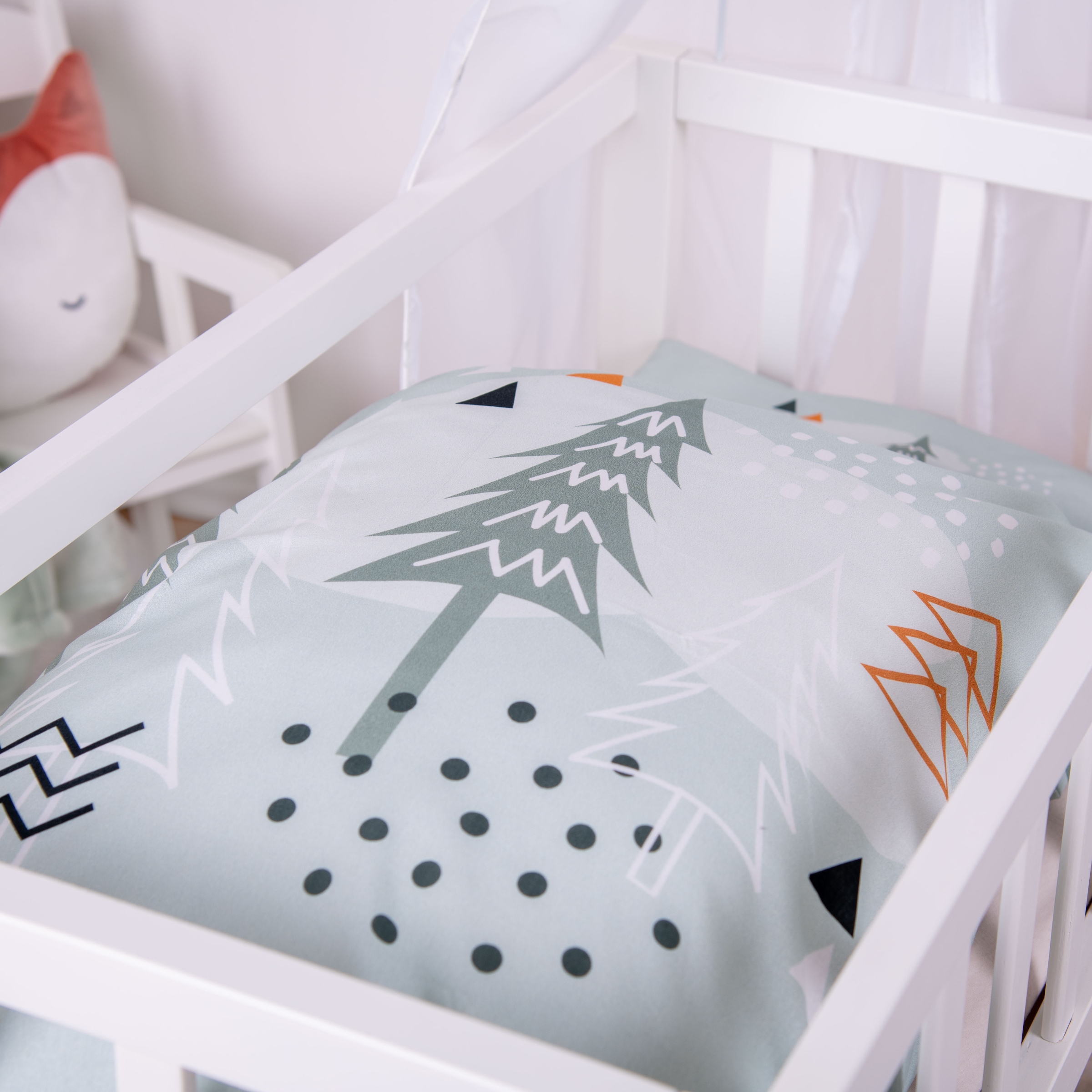 Baby Best Linge de lit pour bébé »babybest Nordic Forest« 2 pièces avec fonction réversible