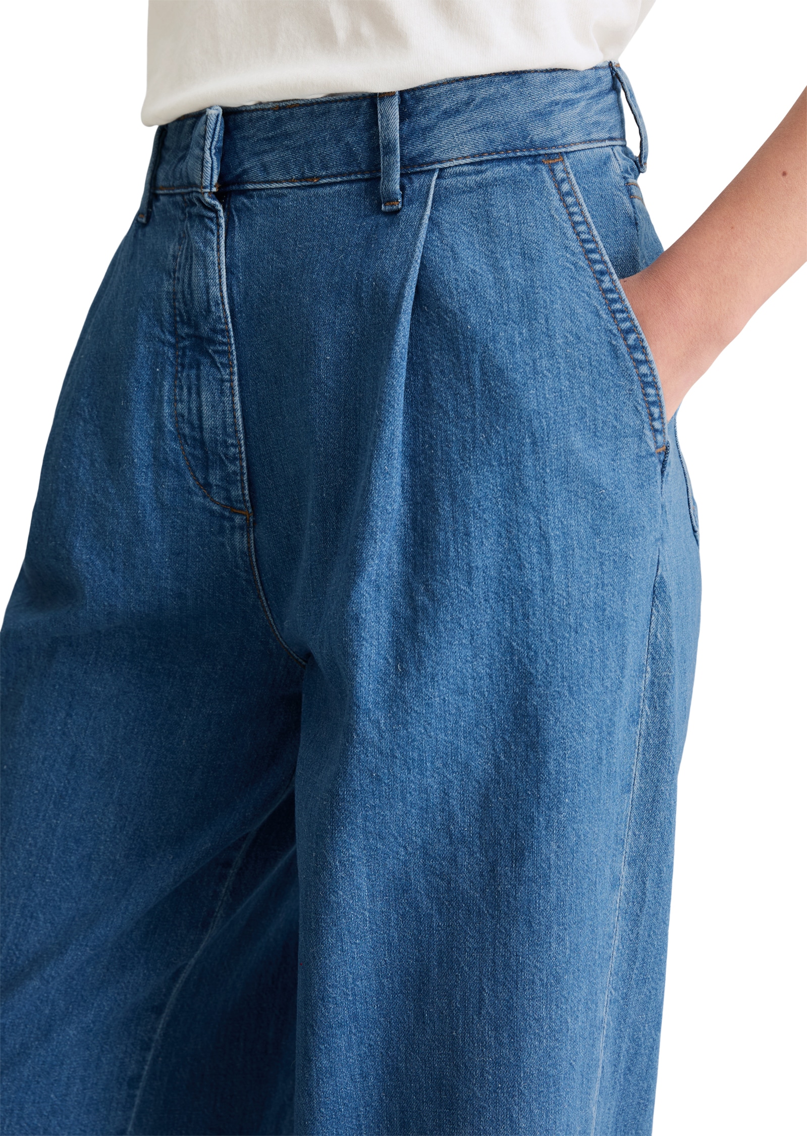 Marc O'Polo DENIM Jeans large »Model Tomma« High Pleated Waist, Wide Leg