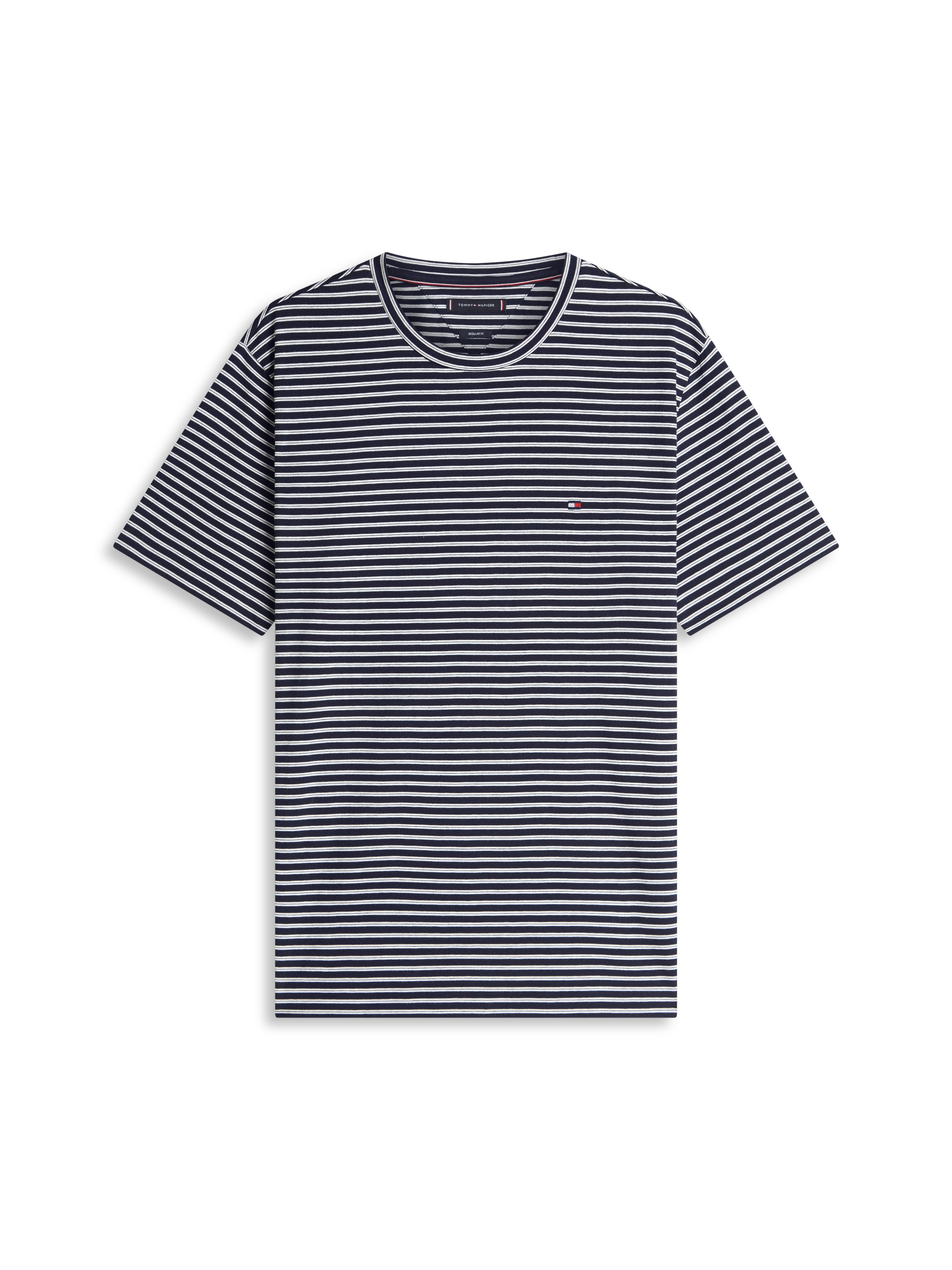 Tommy Hilfiger T-shirt »SEASONAL STRIPE« Coupe régulière, rayé, col rond