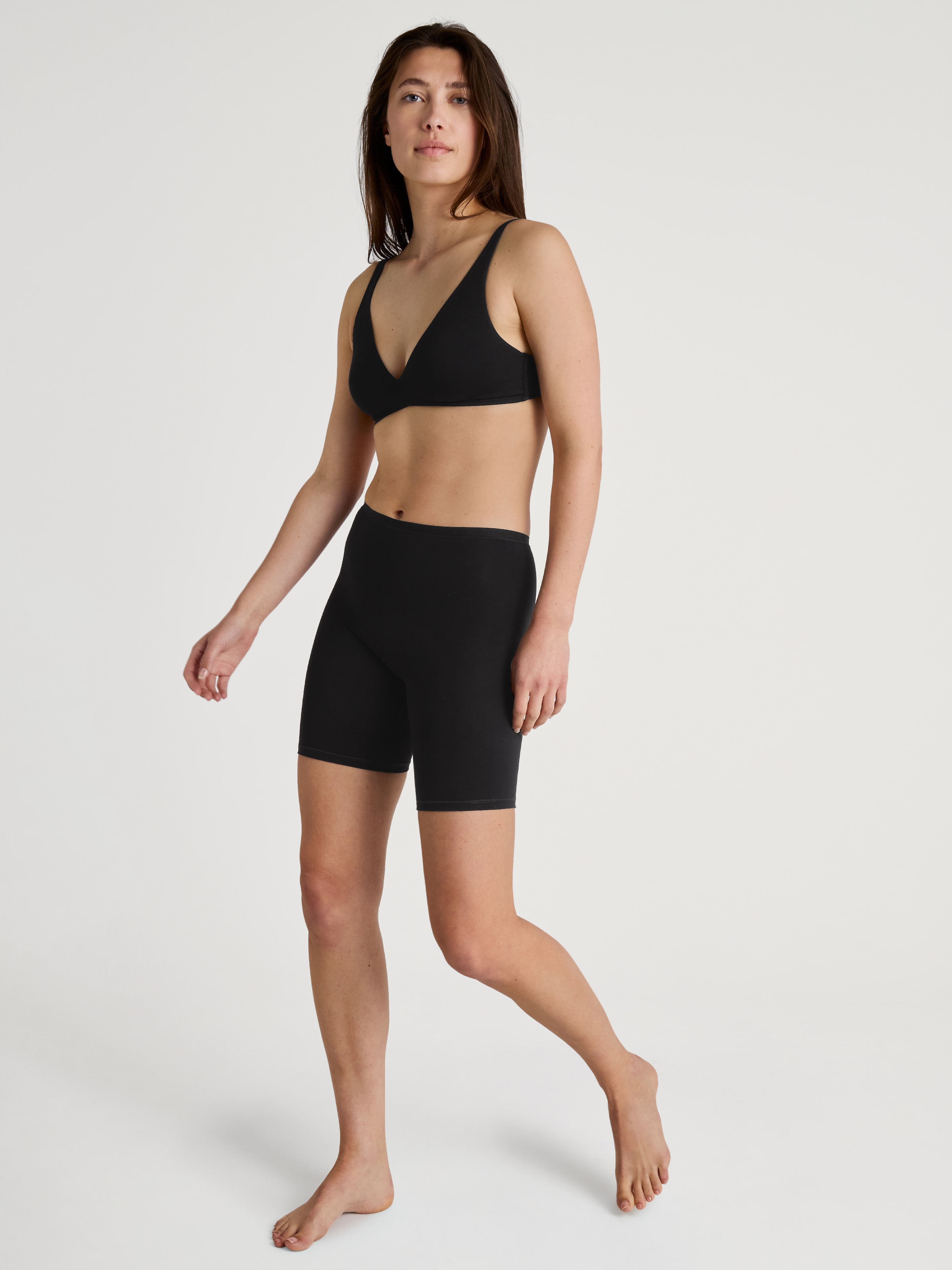 CALIDA Caleçon long »Natural Comfort« Single Jersey Qualität, elastisch, langes Bein, weich, Baumwoll-Mix