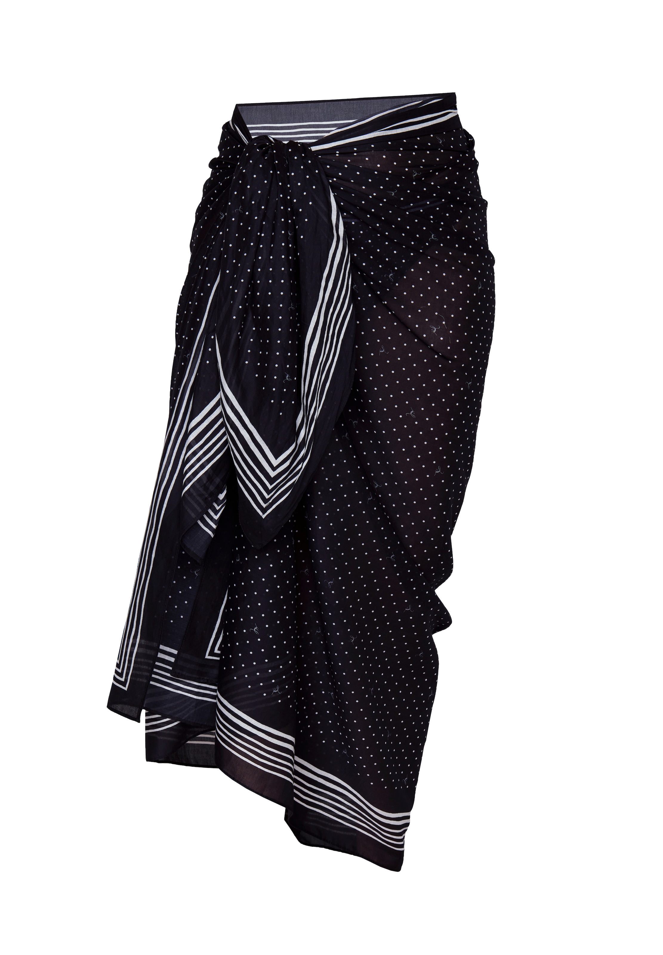 JOOP! Paréo mit Punkten und Streifen zum Binden