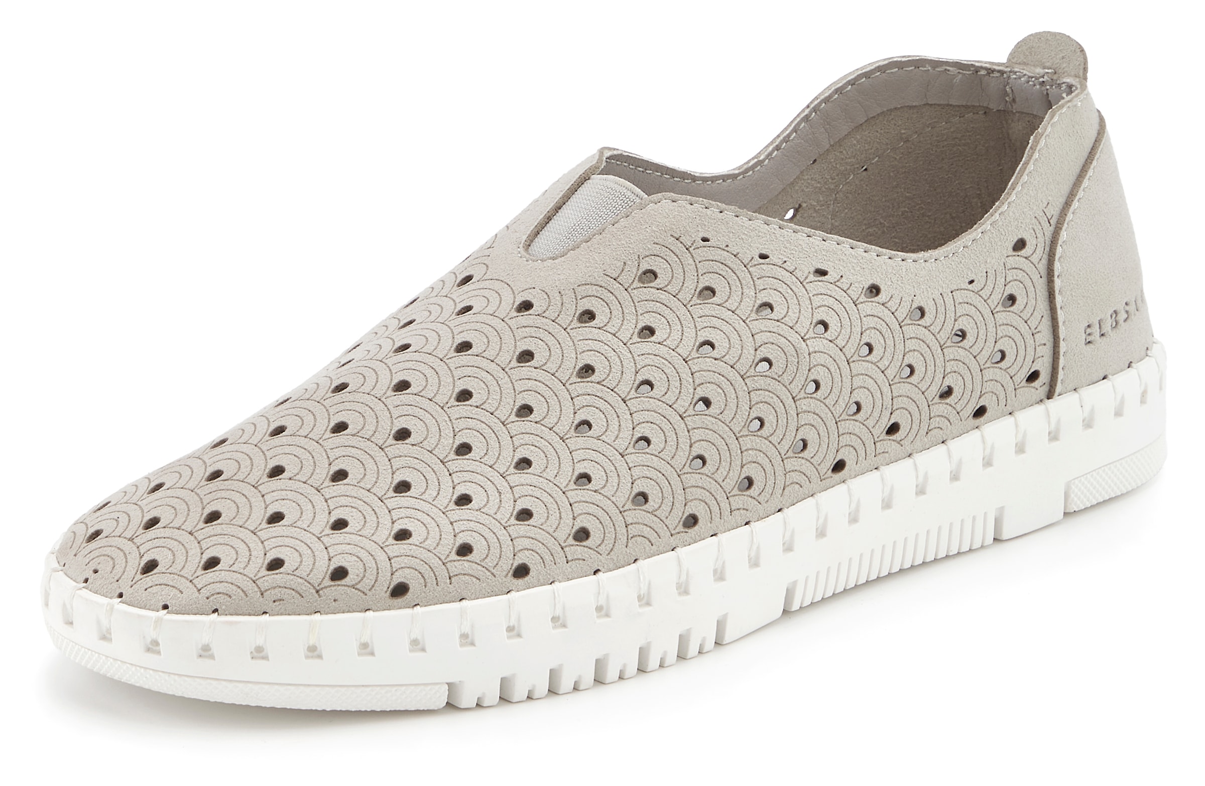 Elbsand Slipper »Halbschuh, Sneaker, Freizeitschuh, Slip-On-Sneaker,«  NEU mit softer Sohle und modischen Cut-Outs VEGAN