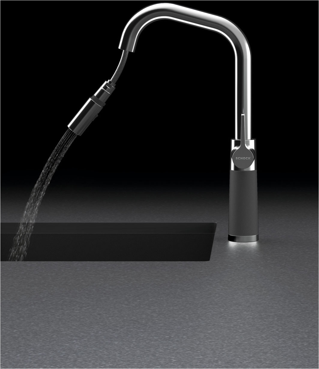 Schock Robinetterie de cuisine »SC530« ausziehbar, Strahl-Brause, Rückflussverhinderer, Schwenkbereich 120°