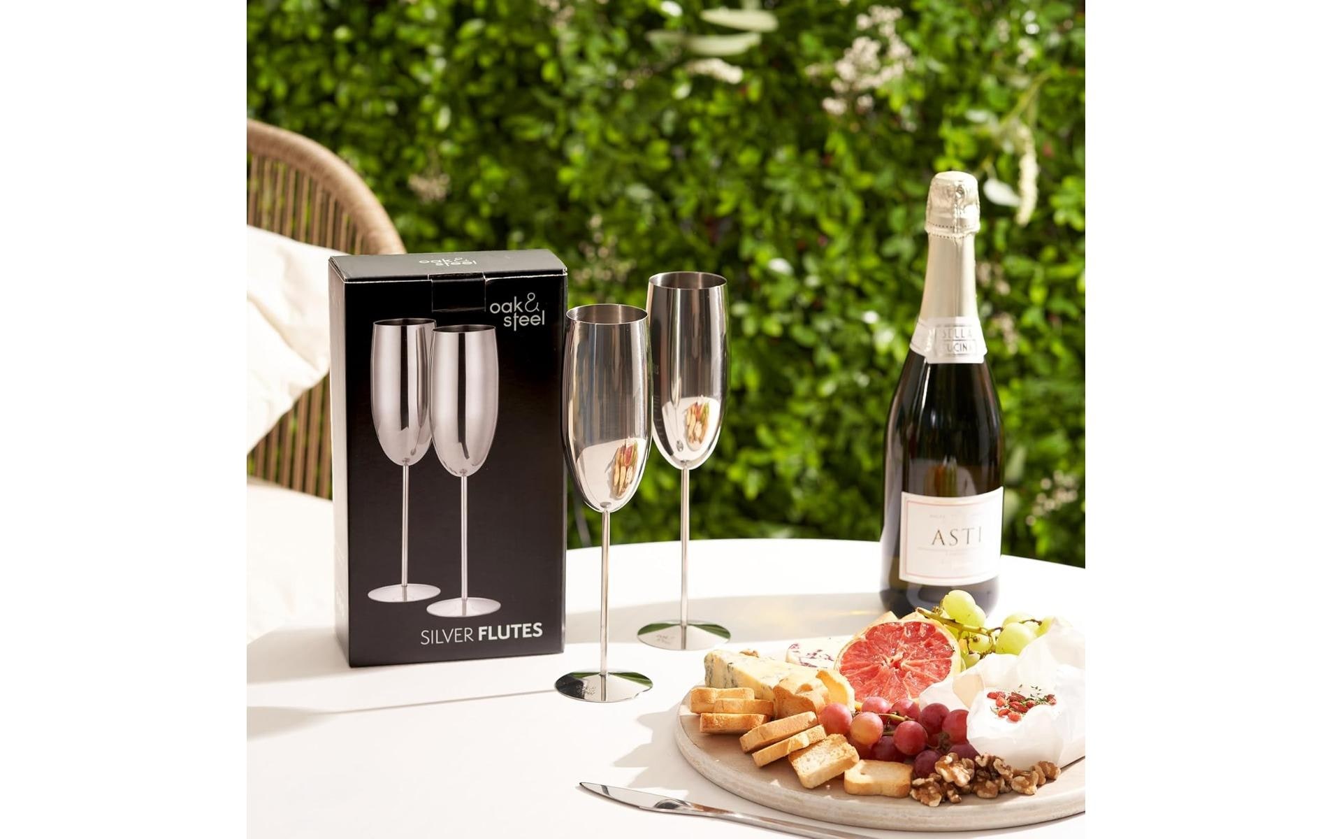   Flûte à champagne »Oak & Steel 285 ml, 2 Stück«