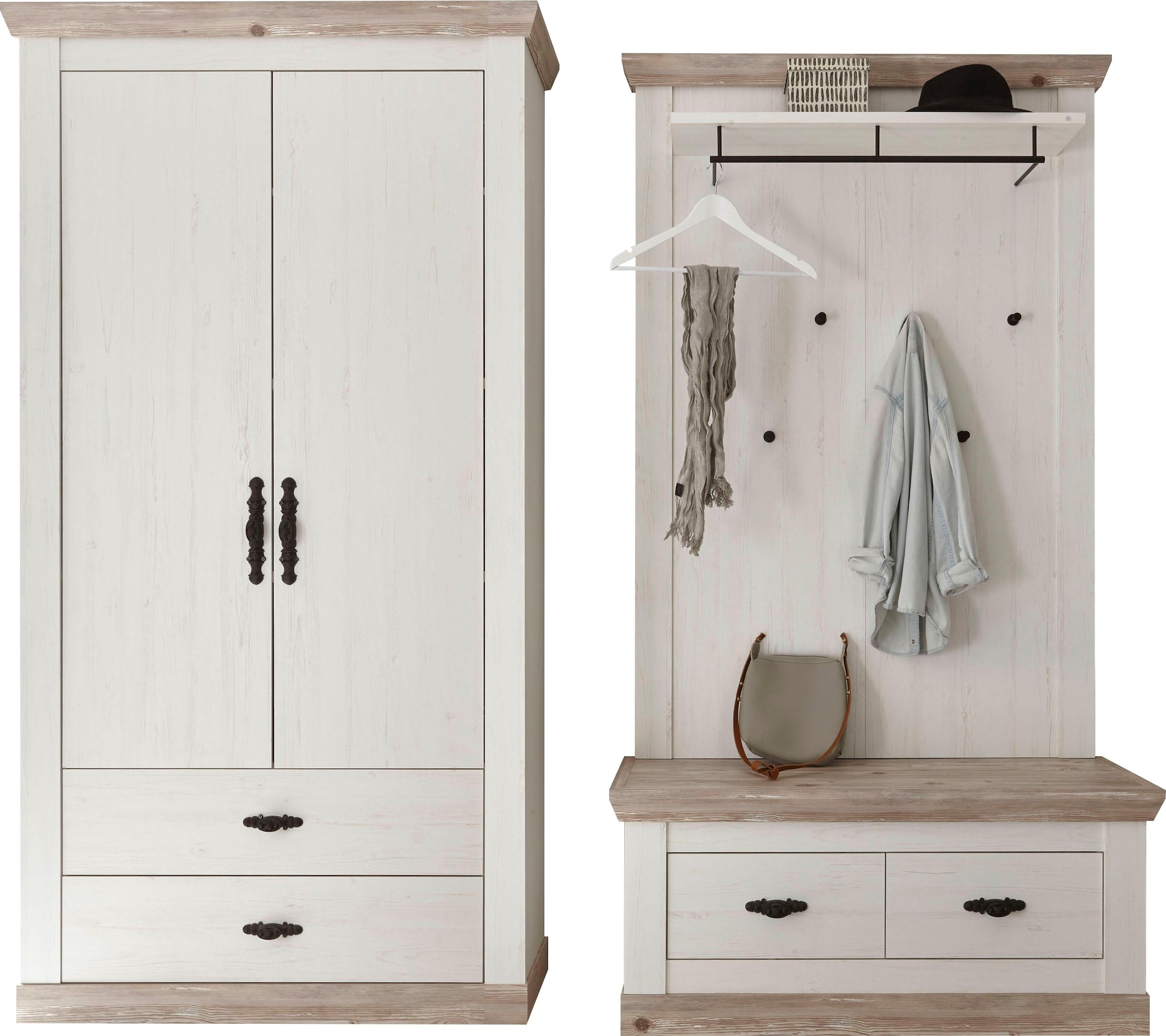 Home affaire Garderoben-Set »Florenz« 3 Stk. tlg.