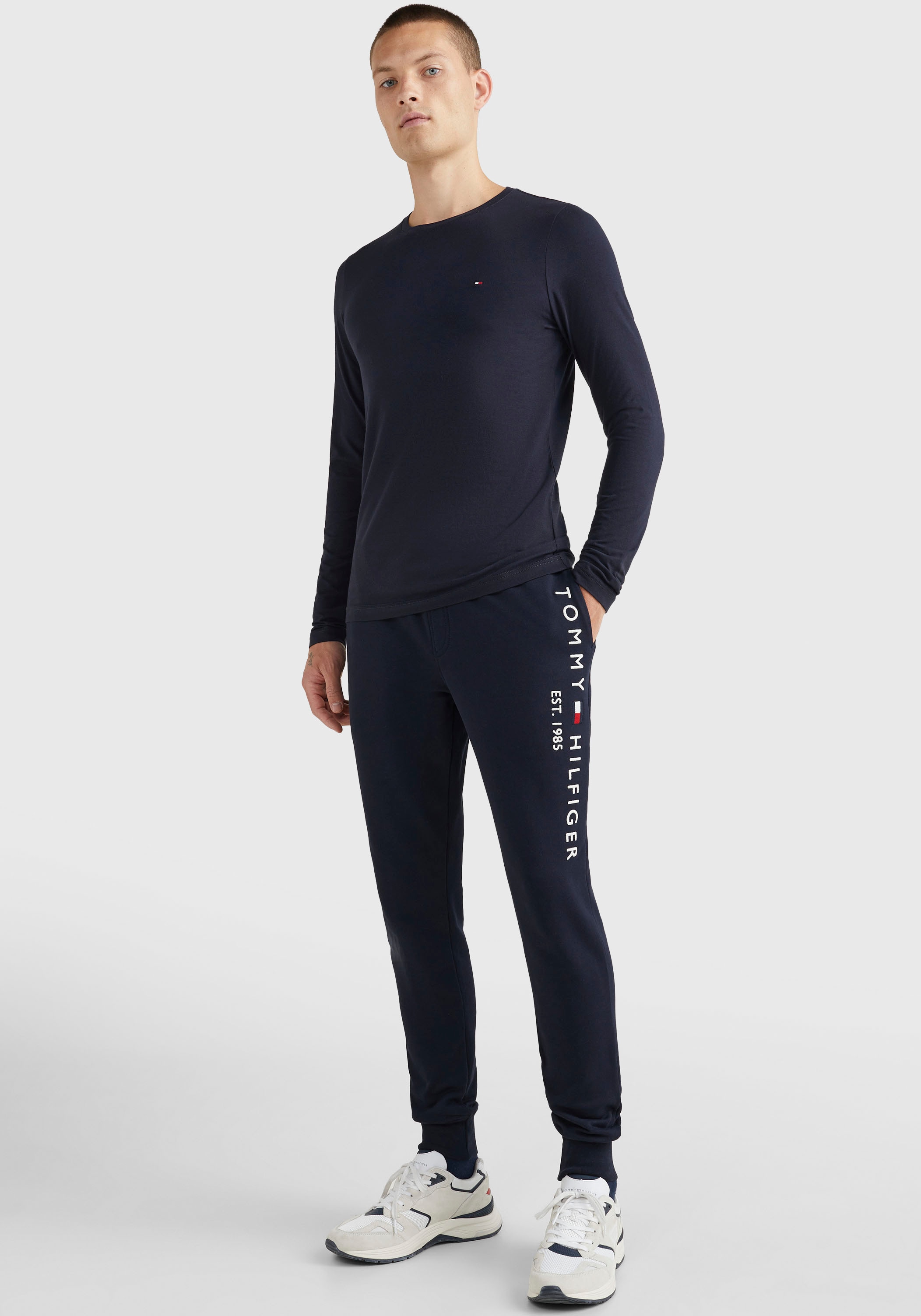 Tommy Hilfiger T-shirt à manches longues »STRETCH SLIM FIT LONG SLEEVE« aus Baumwollstretch