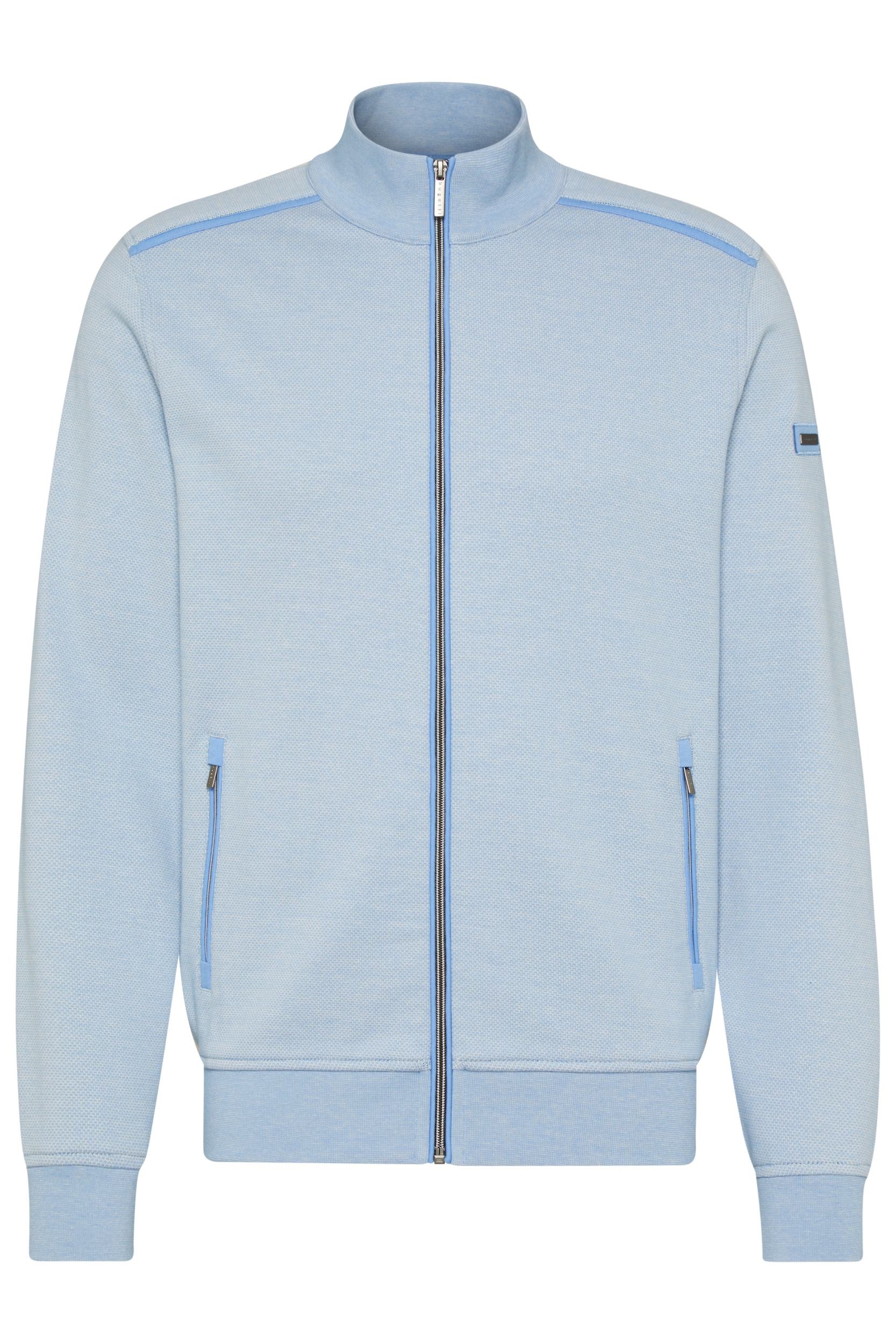 bugatti Sweatshirt mit Collegekragen