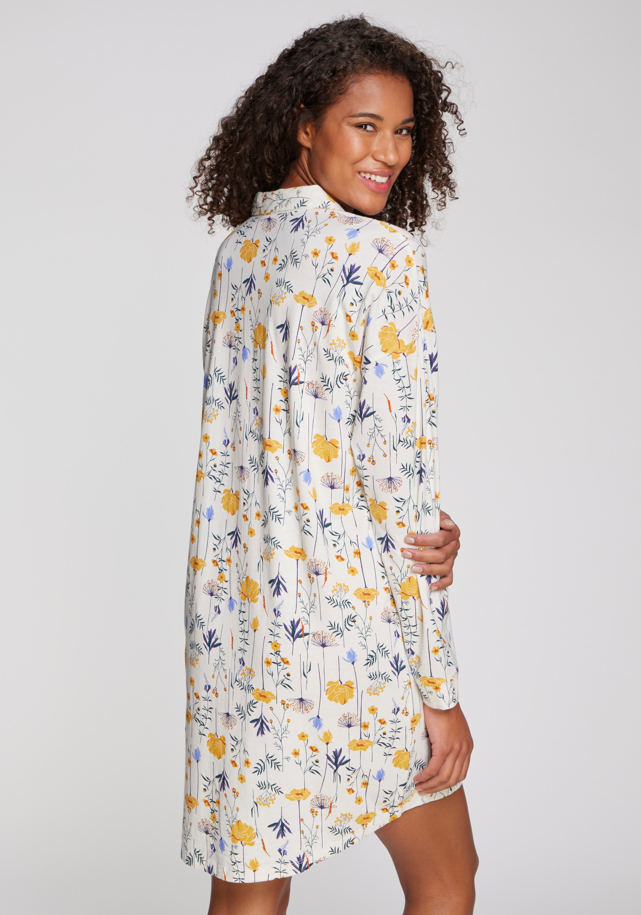 Vivance Dreams Nachthemd Brusttasche Mit schönem Muster