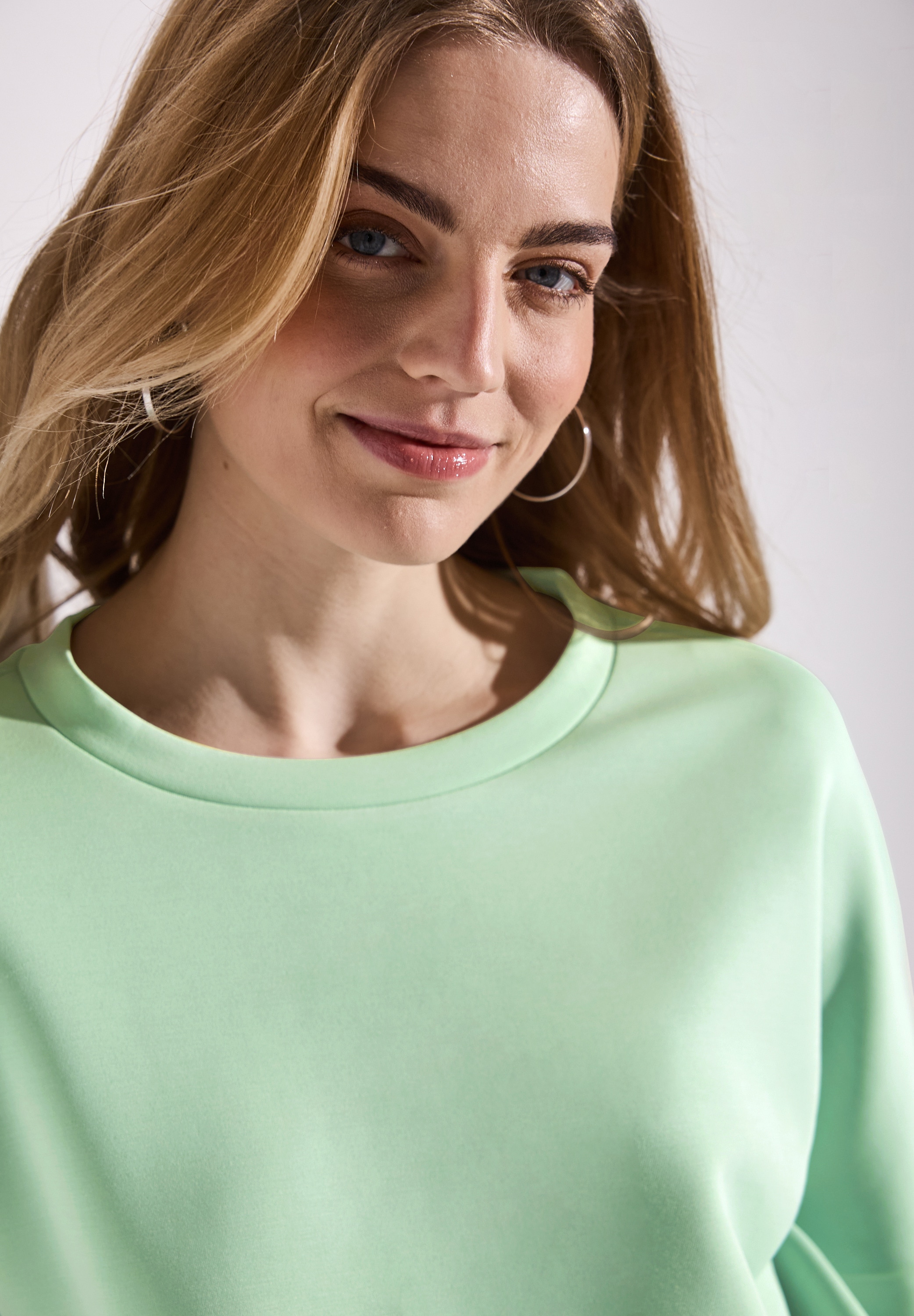 STREET ONE Sweatshirt , mit Tunnelzug am Saum
