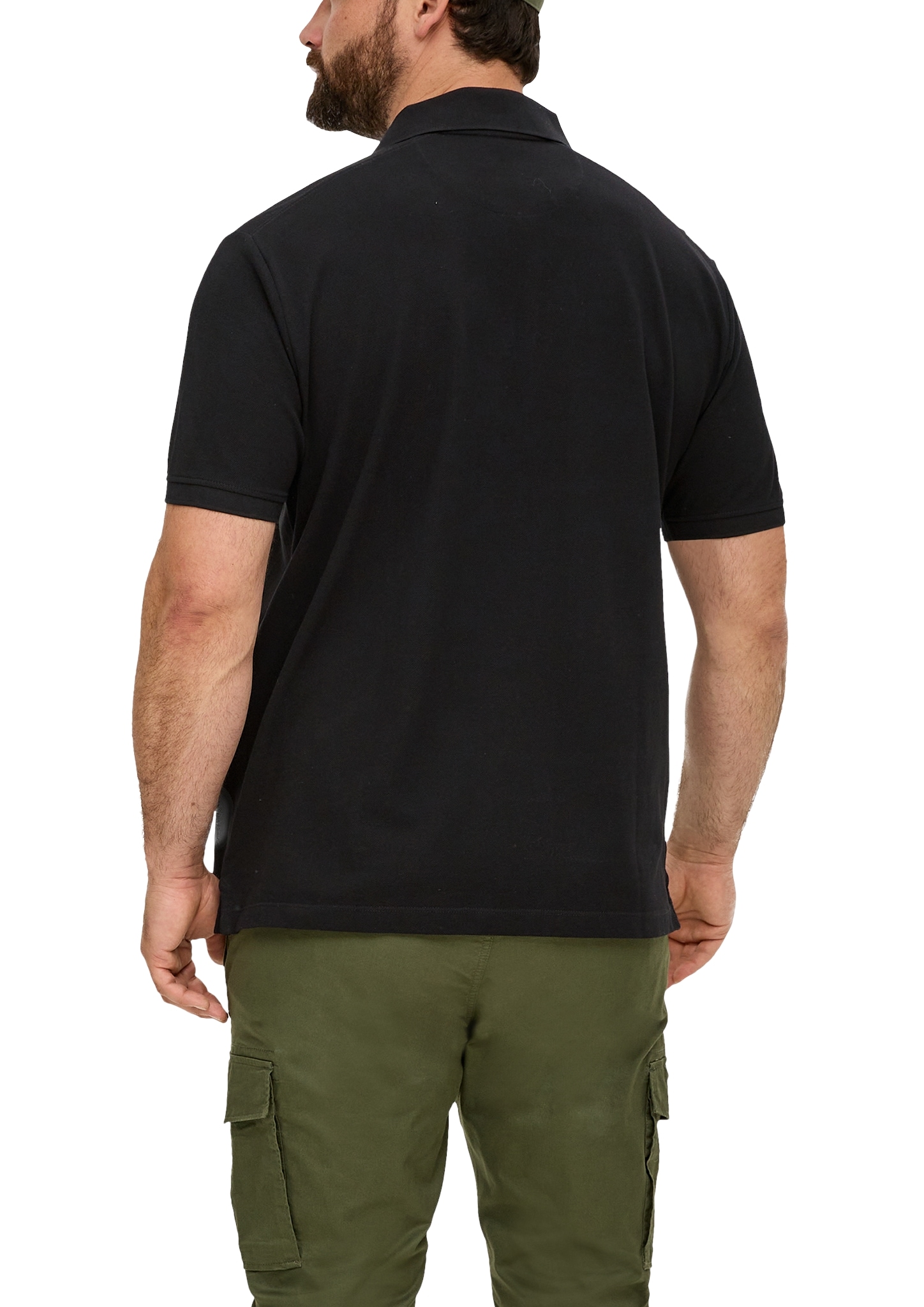 s.Oliver Men Big Sizes Poloshirt Kurzarm-Polo aus Baumwolle - Grosse Grössen