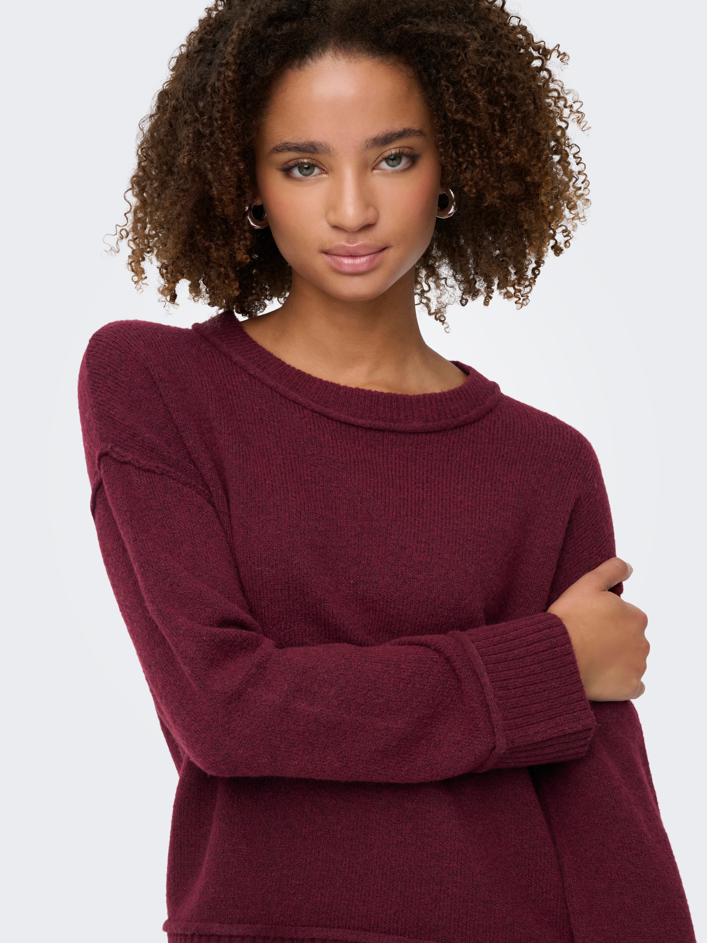 ONLY Pull en tricot »ONLHAZEL LS DETAIL O-NECK  BF KNT«
