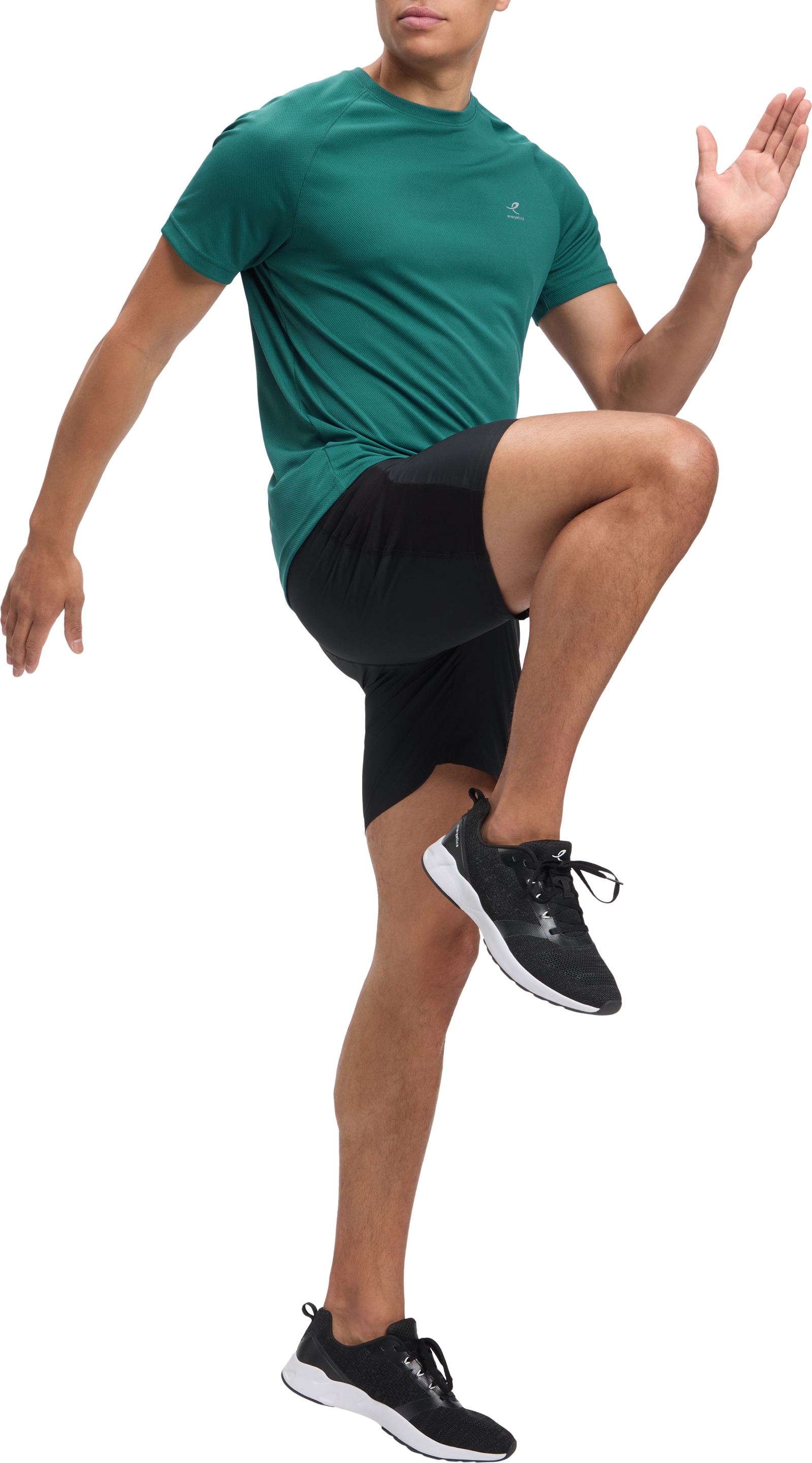 Energetics Laufshirt »HE.-T-SHIRT MARTIN SHORT SLEEVE M« Kurzarm-Design, mit DRY PLUS-Technologie, aus Polyester